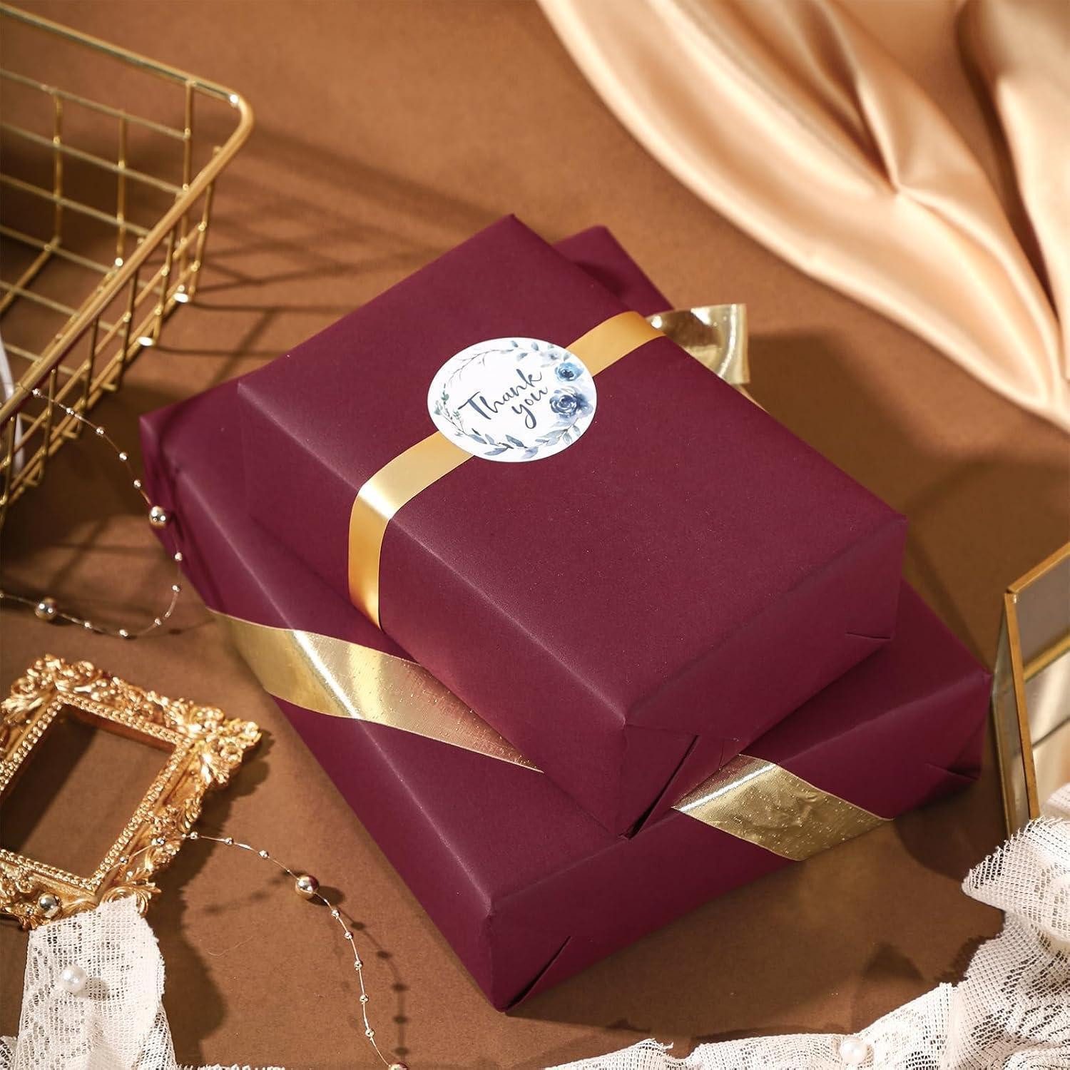 LuxusKollektion Packpapier Kraftpapierrolle weinrot 30,5cm x30m Verpackung Versand Wein Rot