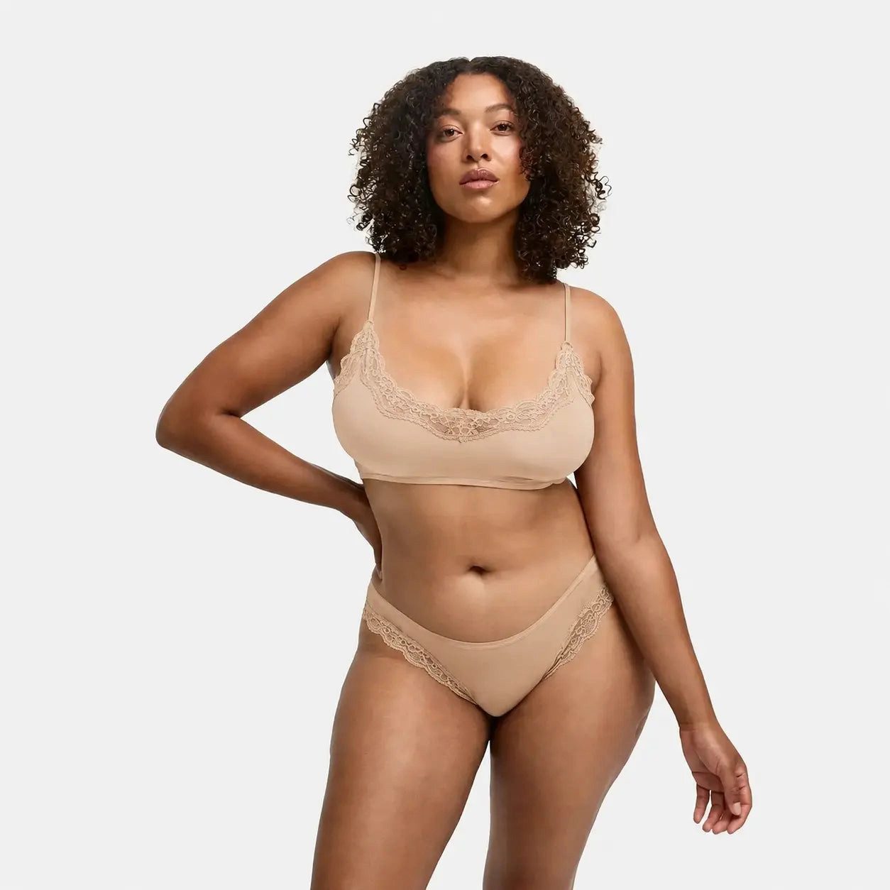 cfab Tanga Lace Tanga-Beige-2XL