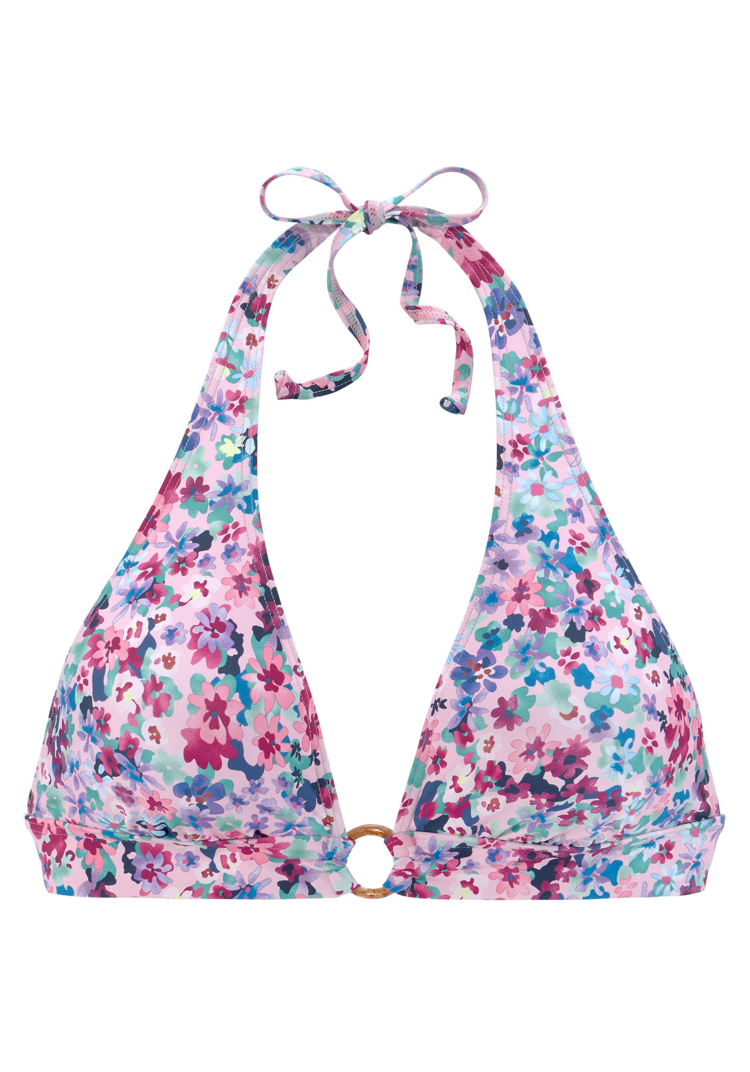 s.Oliver Triangel-Bikini-Top Scatter, mit Zierring in günstig online kaufen