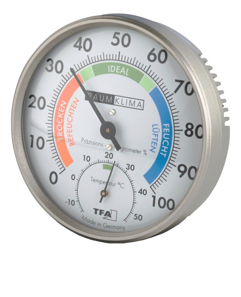 TFA Dostmann Raumthermometer Präzisions-Hygrometer Klimatest TFA Dostmann 45.2030