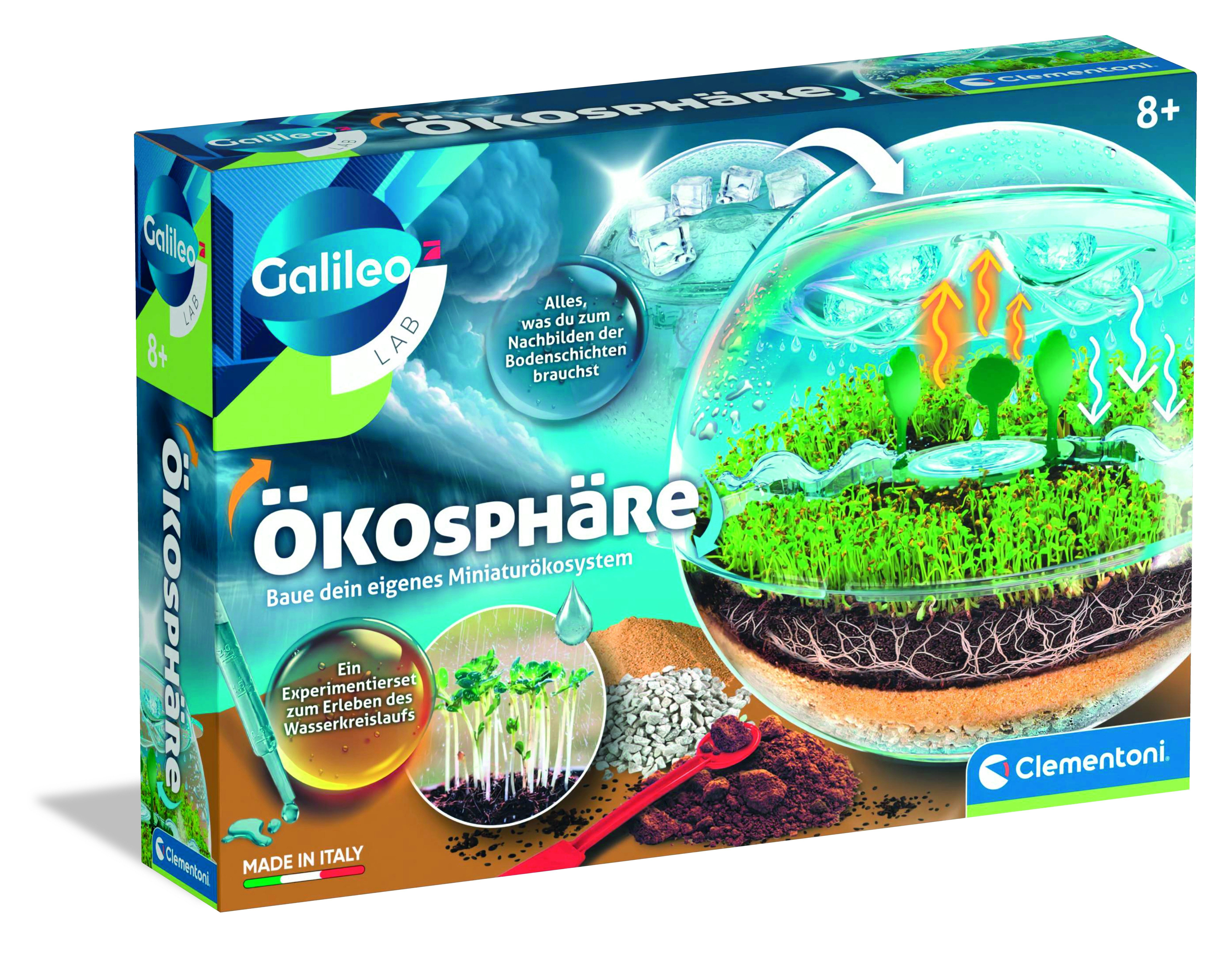 Clementoni® Experimentierkasten Galileo, Die Ökosphäre, Made in Europe