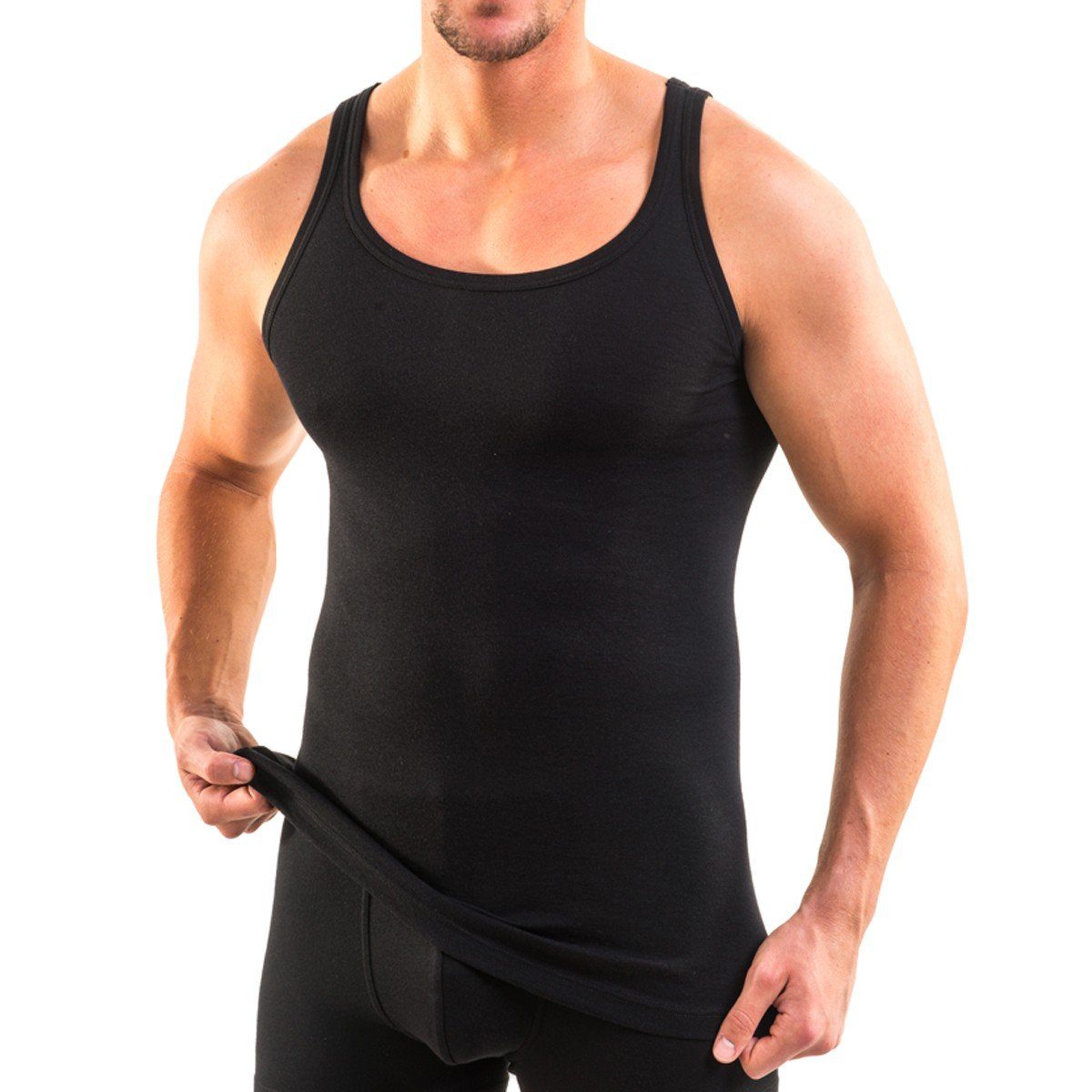 HERMKO Unterhemd 3000 4er Pack Herren Tank Top (Weitere Farben) Bio-Baumwol günstig online kaufen