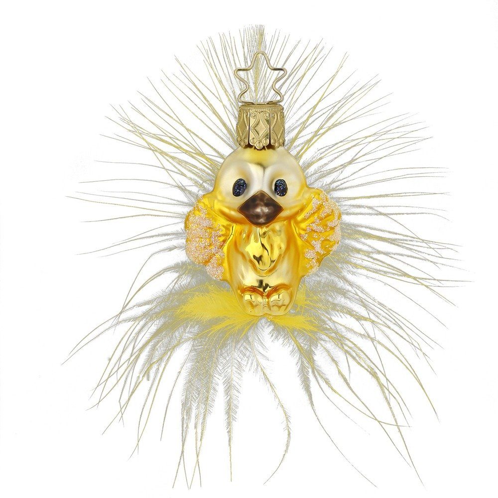 INGE-GLAS® Christbaumschmuck, Christbaumschmuck Anhänger Glas Vogel Hans 5, günstig online kaufen