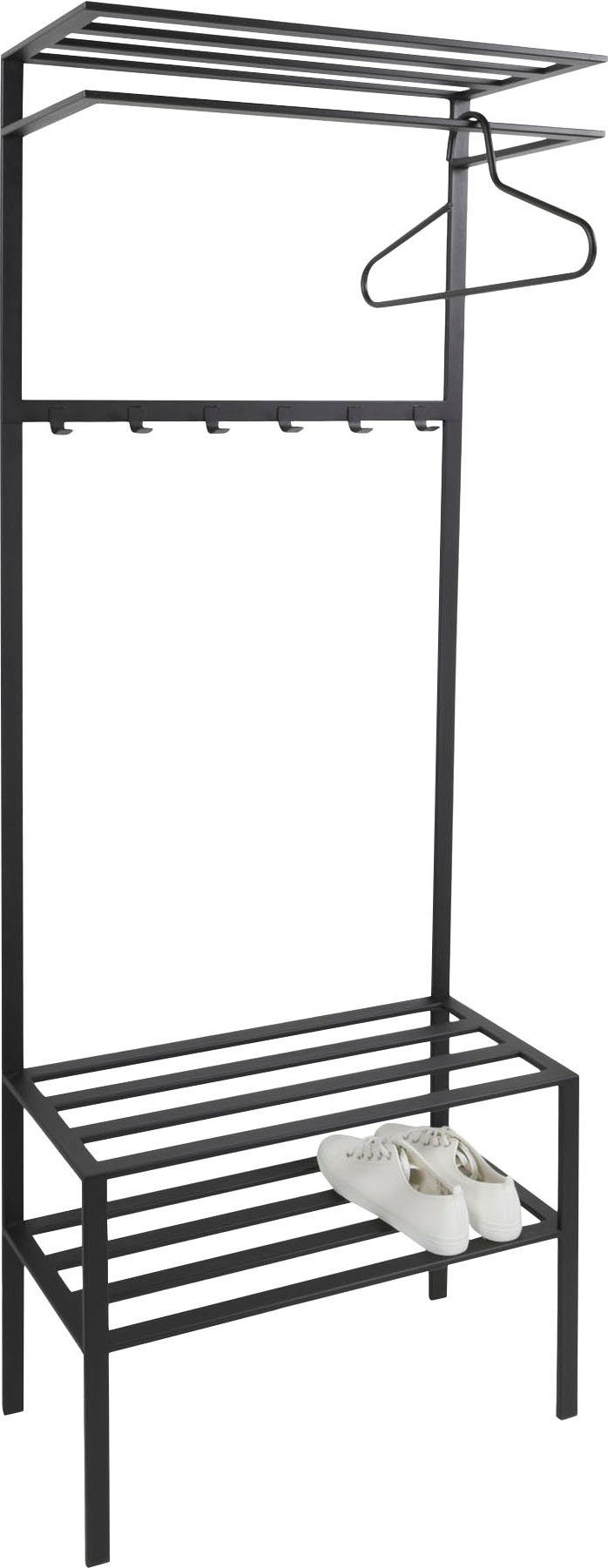 Spinder Design Garderobenständer Ivar, Metall, Breite 70 cm