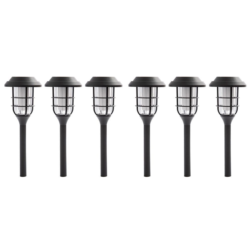NOWA LED Solarleuchte, LED-Leuchtmittel fest verbaut, Warmweiß, Solarlampe Garten Deko für Außen Erdspiess Solarlampen