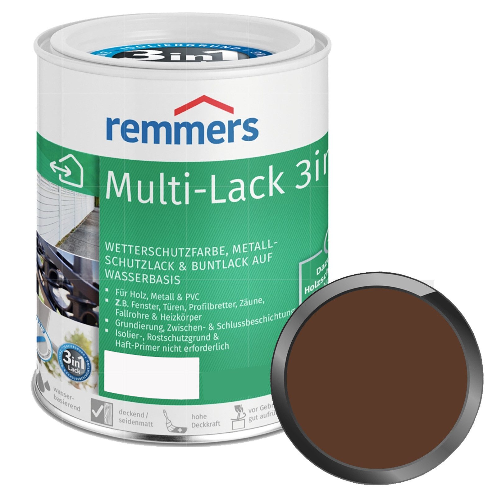 Remmers Metallschutzlack Multi-Lack 3in1 - 0,375 Ltr