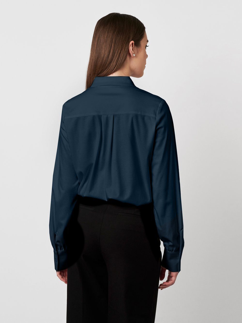 DESOTO Klassische Bluse Lizzy mit Hemdblusenkragen