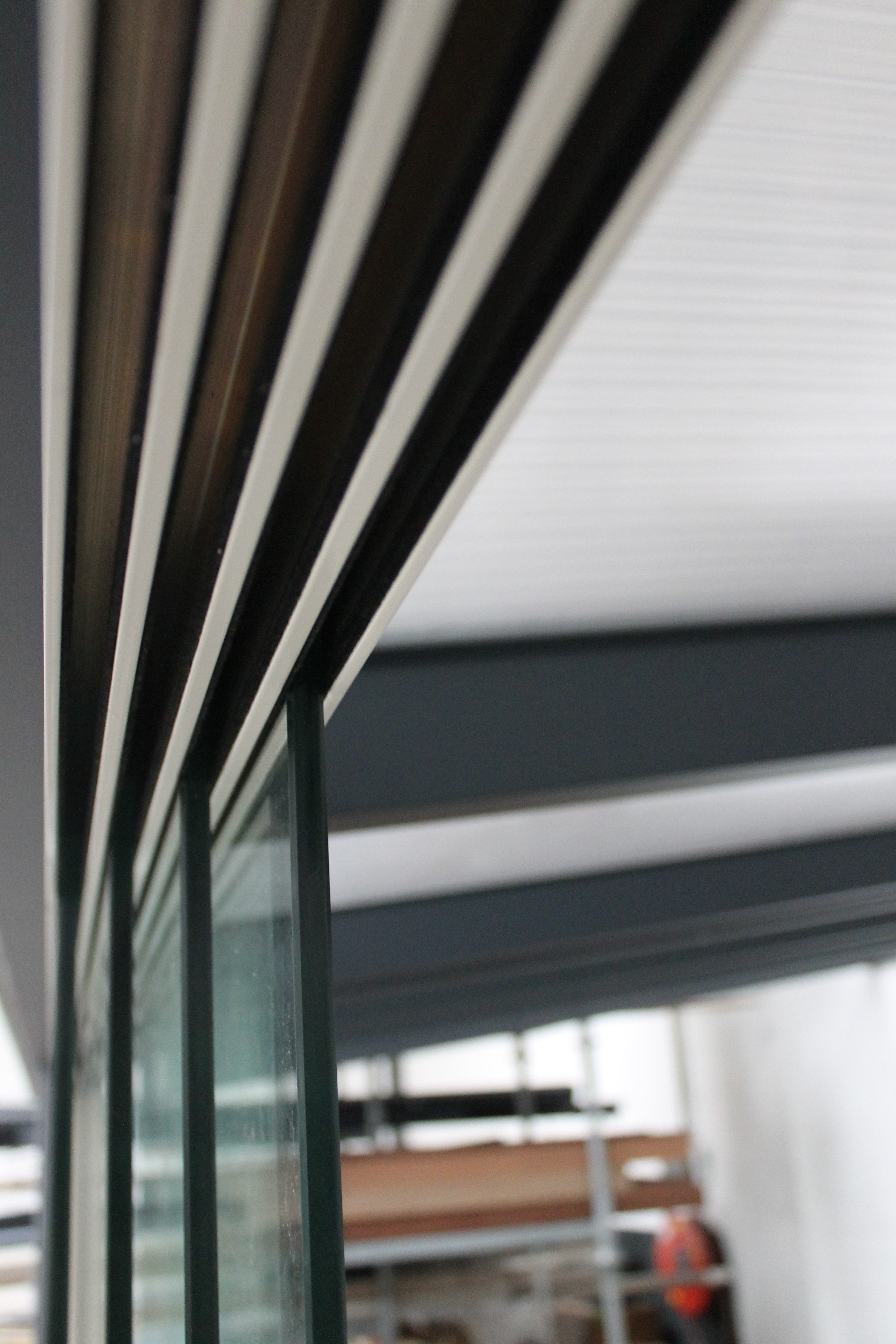 terrassana Glasschiebetür für Terrassenüberdachungen, Gartenhäuser, Blockhütten, Balkone, etc