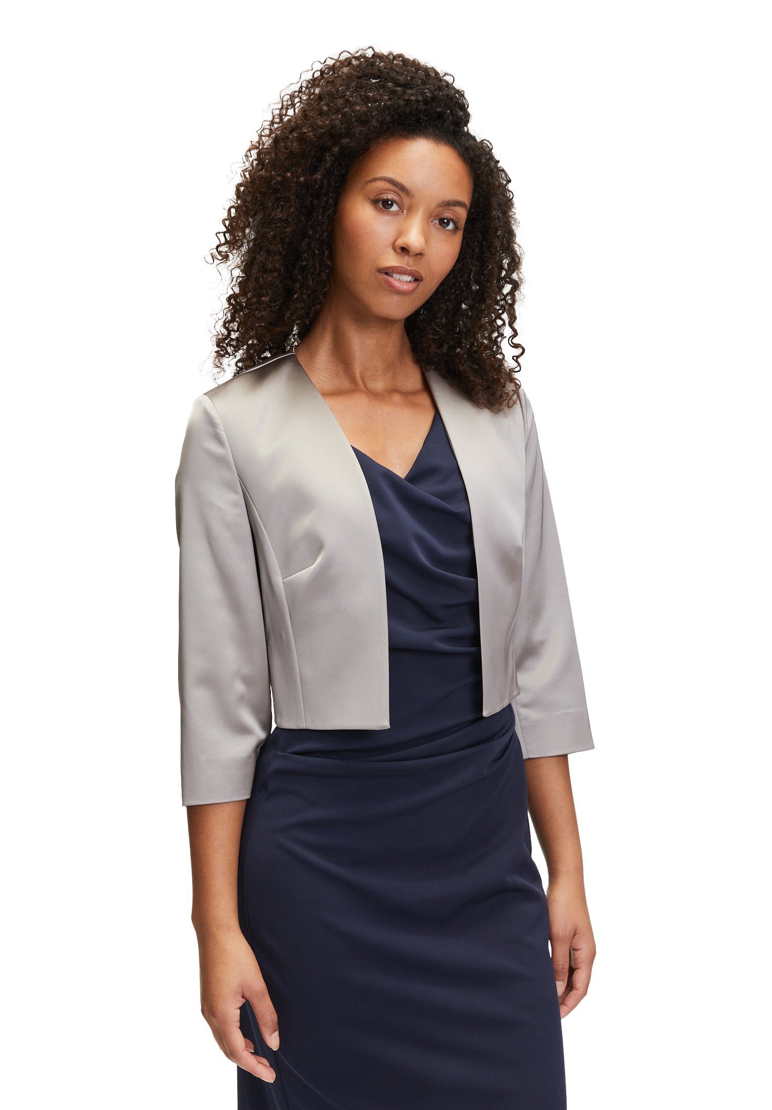 Kellerfalten Taupe Mont Smoky (1-tlg) Bolero Vera mit