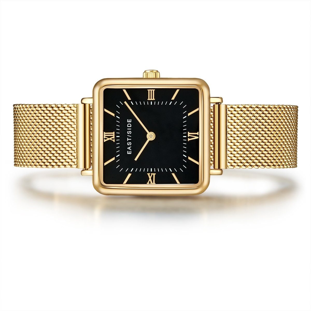 Eastside Quarzuhr Grand gelbgold, mit Edelstahl-Armband günstig online kaufen