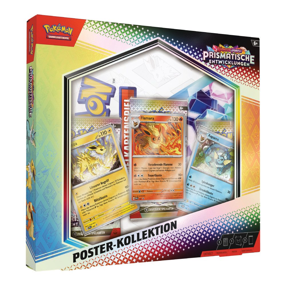 POKÉMON Sammelkarte Pokemon Prismatische Entwicklungen KP8.5 Poster Kollekt günstig online kaufen