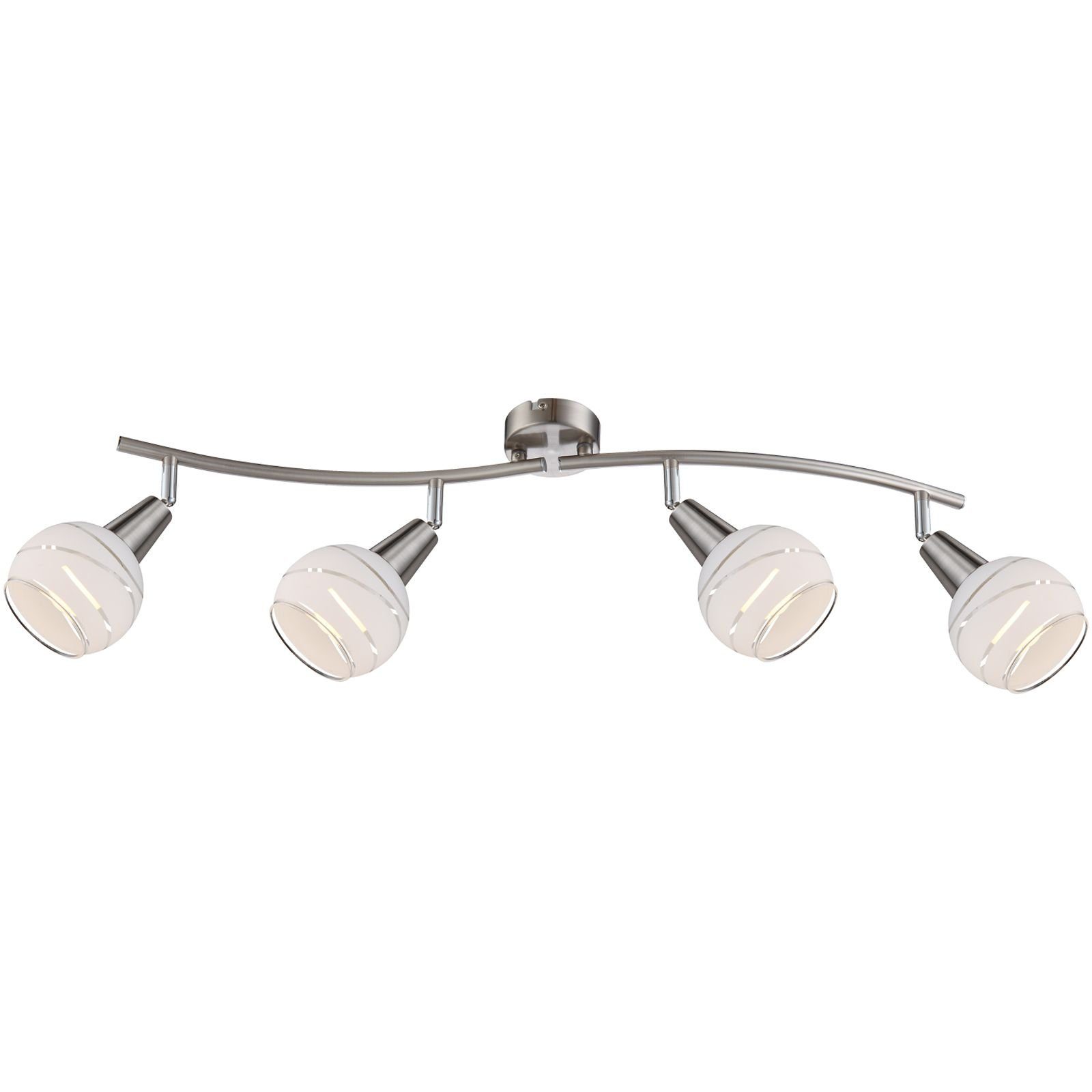 GLOBO LIGHTING Deckenleuchte Deckenleuchte LED Wohnzimmer Deckenlampe Deckenstrahler 4 Flammig. Reduzierter Preis € 69,90. Unverbindliche Preisempfehlung € 99,99