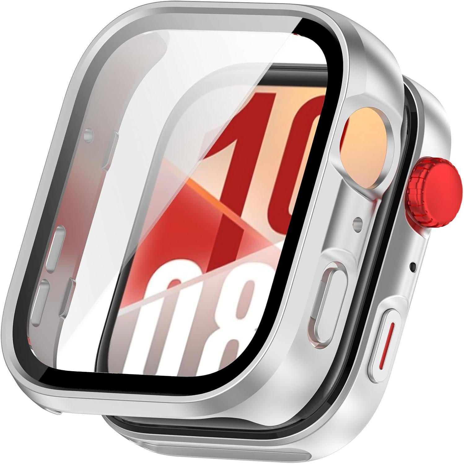 MSM Smartwatch-Hülle Hülle für Huawei Watch Fit 4 / Pro Schutzglas Panzerfolie 9H
