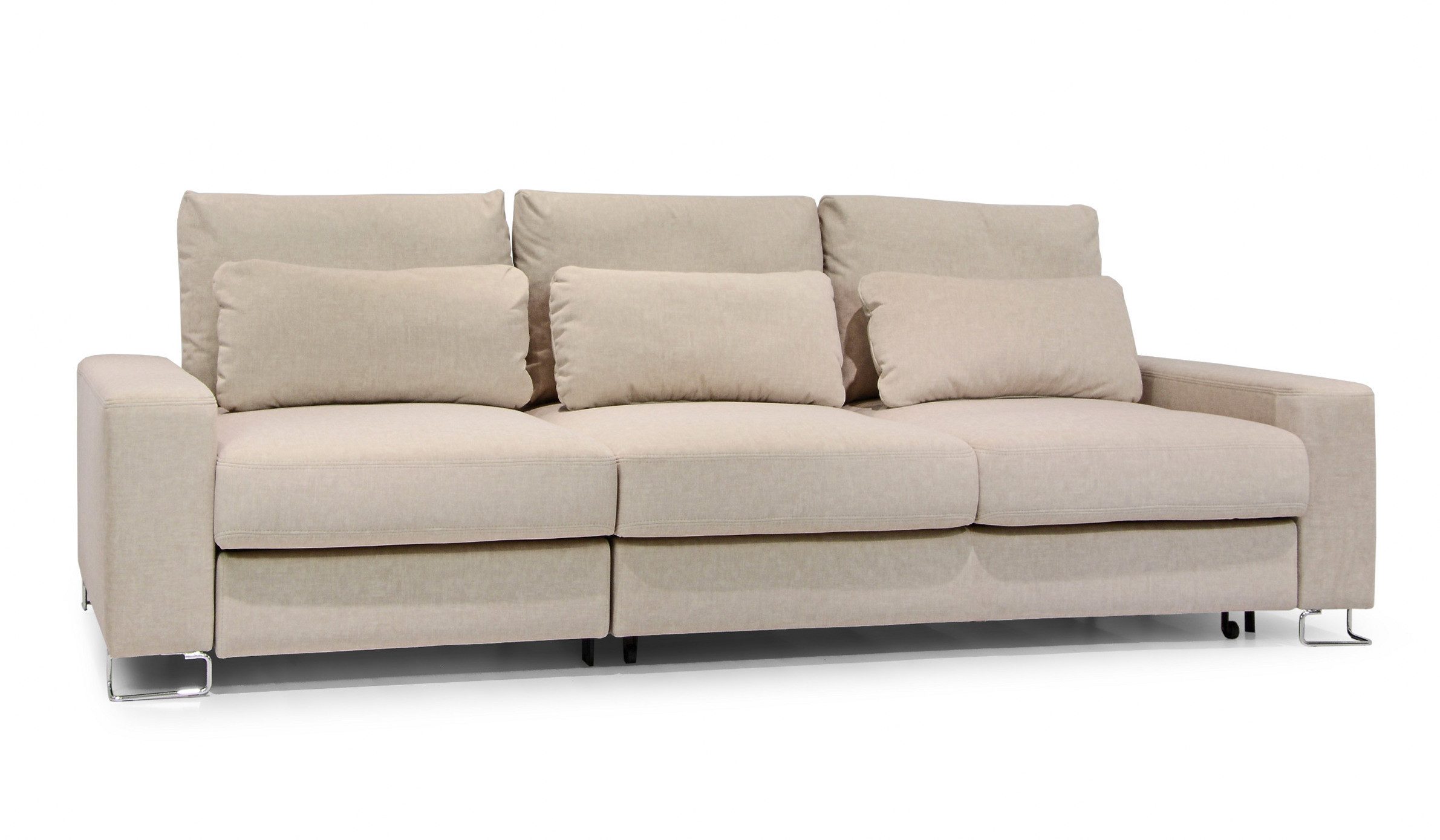 Hygger Möbelhaus Big-Sofa Sofa XXL Thomas Wahlweise mit Bettfunktion Bettkasten 282cm Mikrofaser, Premium-Komfort, Elegantes Design, inkl. Sitztiefenverstellung, Innovative Funktionen, Liegefläche mit orthopädischer Wirkung