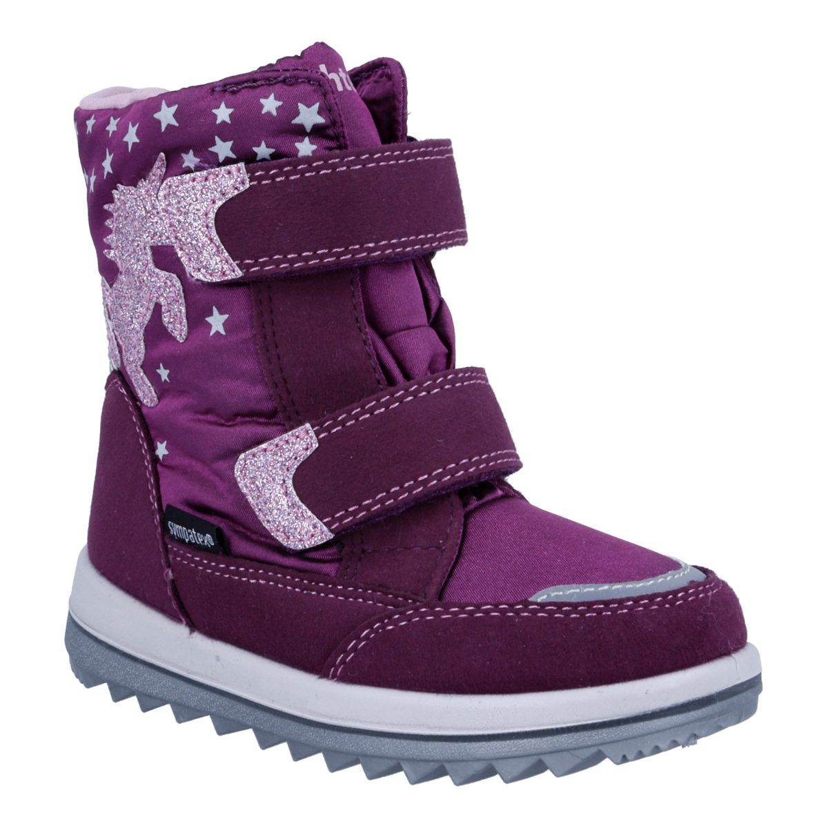 Richter Husky2.0 Winterboots Klettboots mit Glitzer-Einhorn, Größenschablone zum Download