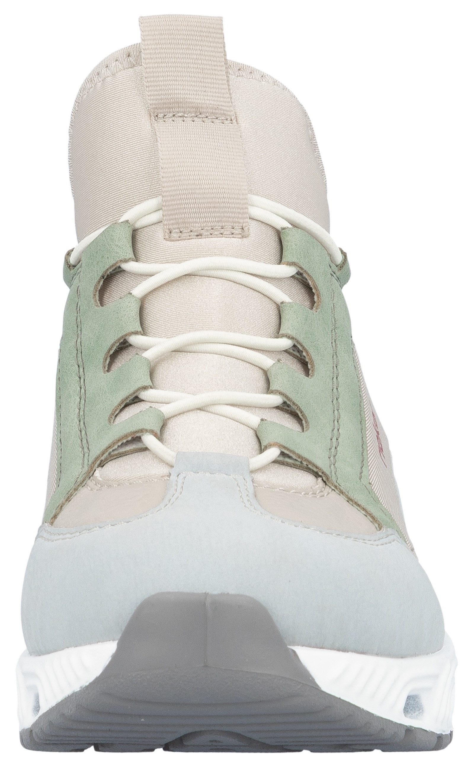 RIEKER Sport Slip-On Sneaker High Top Sneaker, Schlupfschuh mit Schnellverschluss hinten