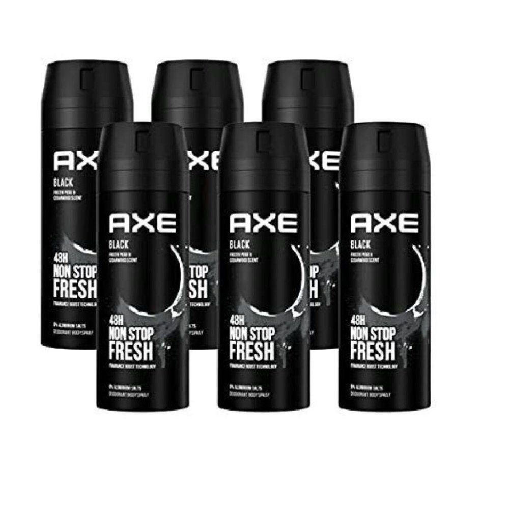 Deo-Spray Black Bodyspray Deo Spray Set Beauty Deodorant Herren Männer Men