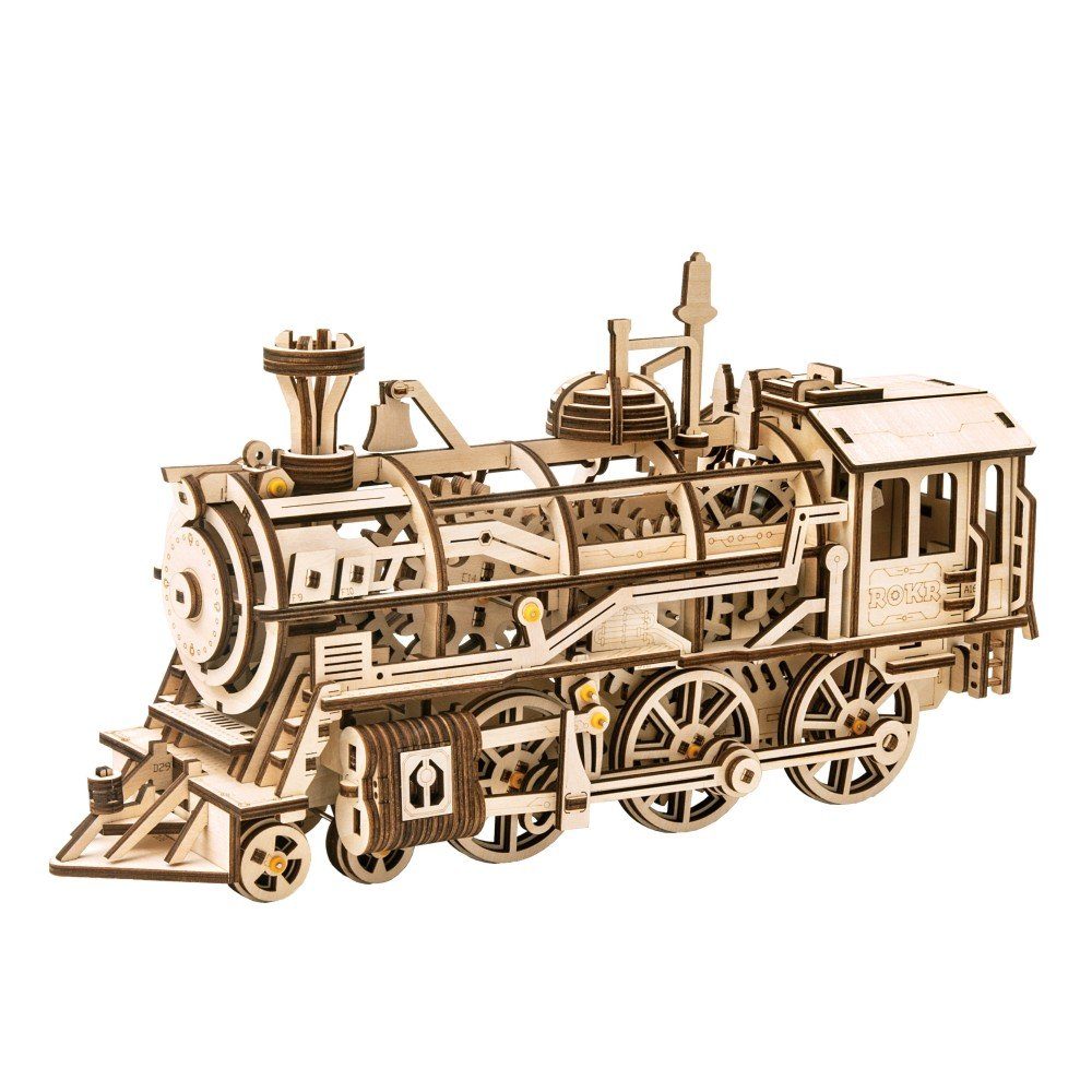 Robotime ROKR 3D-Puzzle Locomotive, 350 Puzzleteile