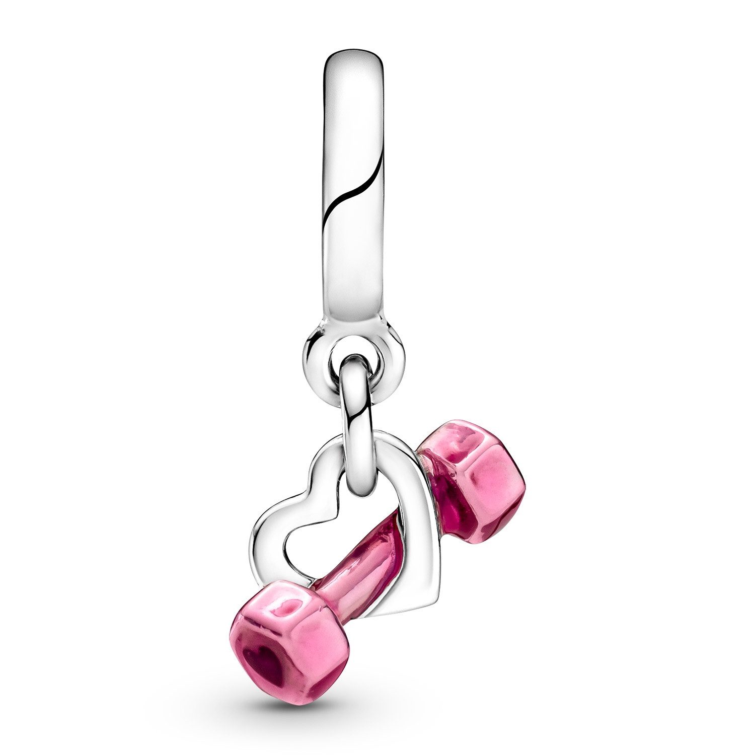 Pandora Bead 799545C01, Silber Anhänger Hantel & Herz