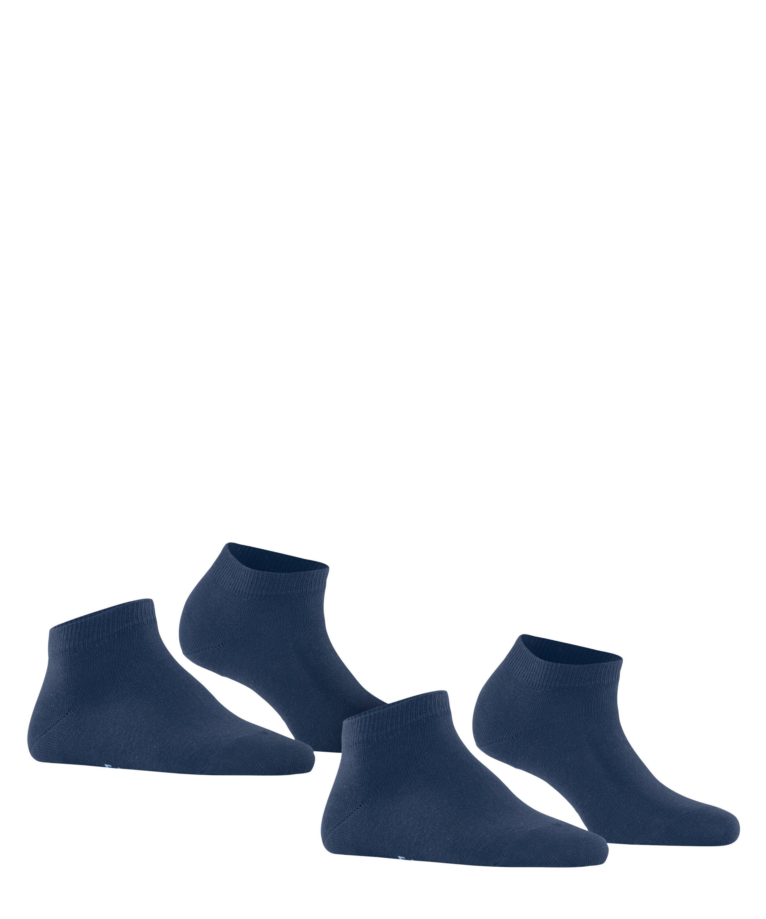 2-Pack Paar blue Sneakersocken royal (2-Paar) (6000) Happy Set aus FALKE Baumwollsneakern 2