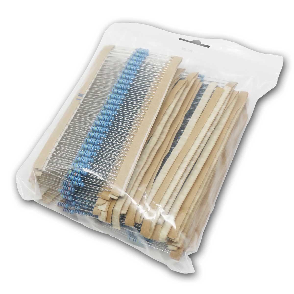world-trading-net Modellbausatz Metallfilm Widerstände 1000er Set, 0,5W, 1-1M Ohm