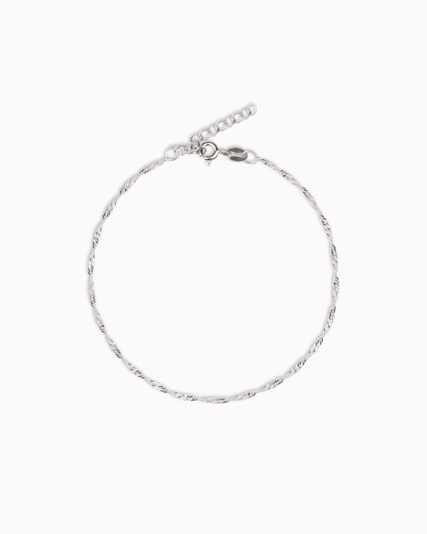 lille mus Silberarmband Armband 'Twist' 925 Silber / vergoldet