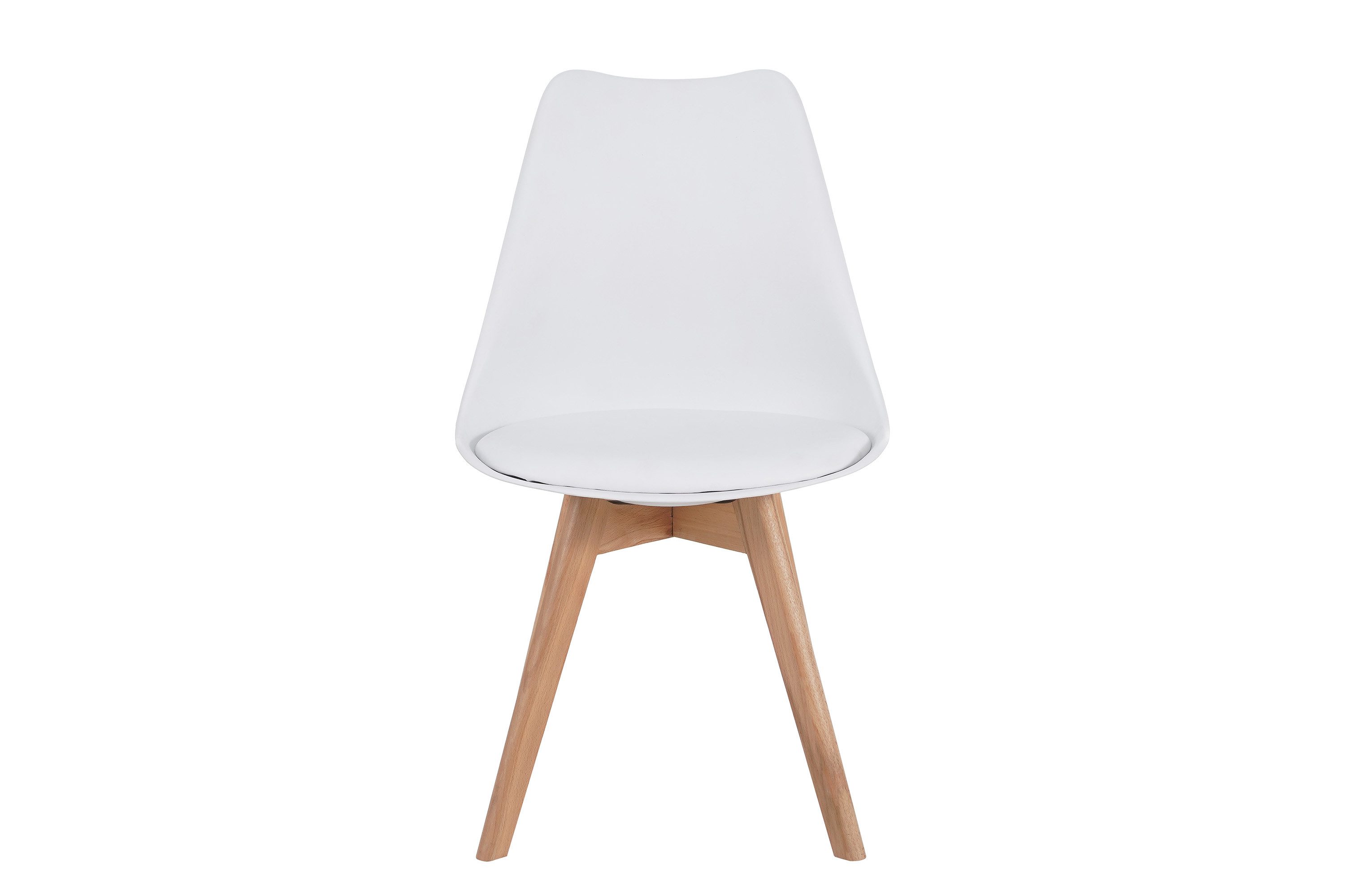 SAM® Schalenstuhl Lovely, Sitzpolster aus Kunstleder, verschiedene Varianten, Holz-Gestell