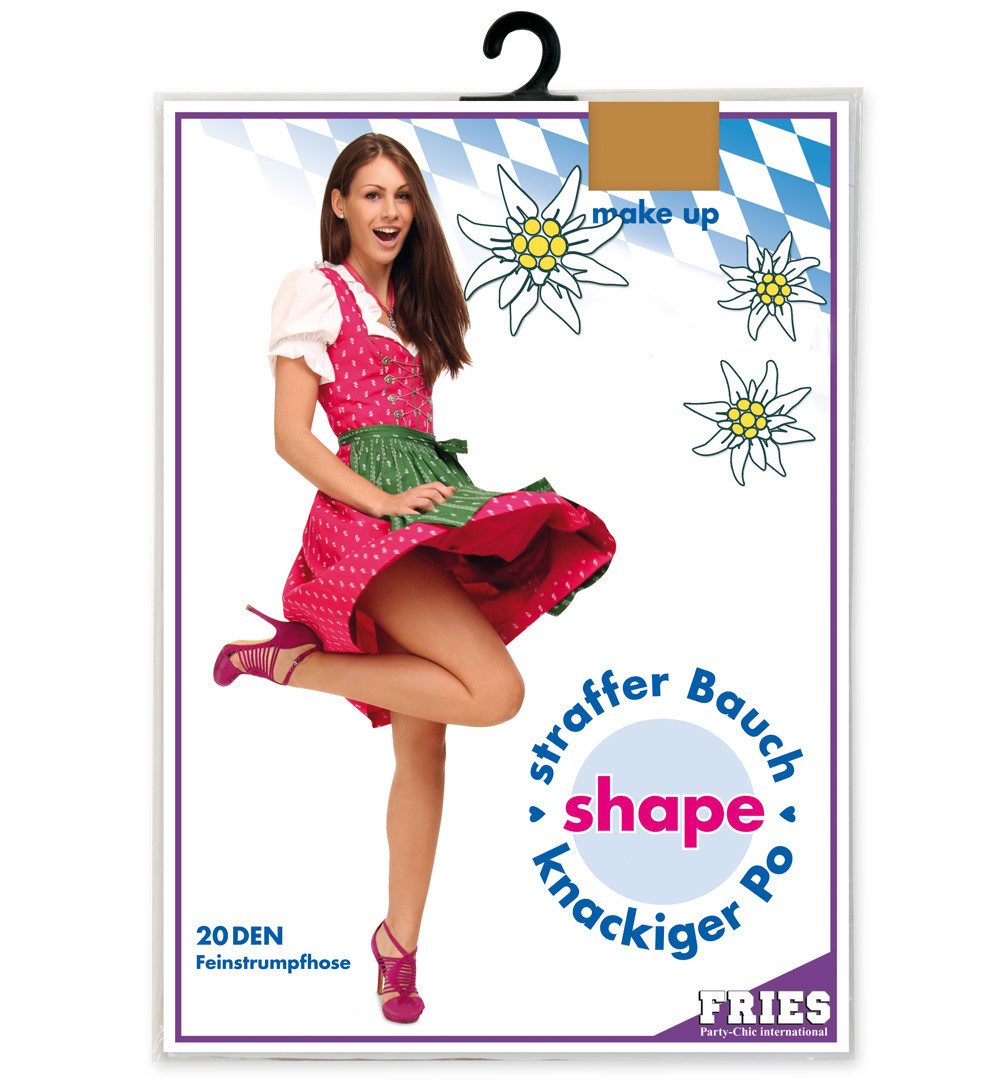 Fries Feinstrumpfhose Dirndl Strumpfhose Straffer Bauch Knackiger Po Bayern Volksfest Kirmes 20 DEN