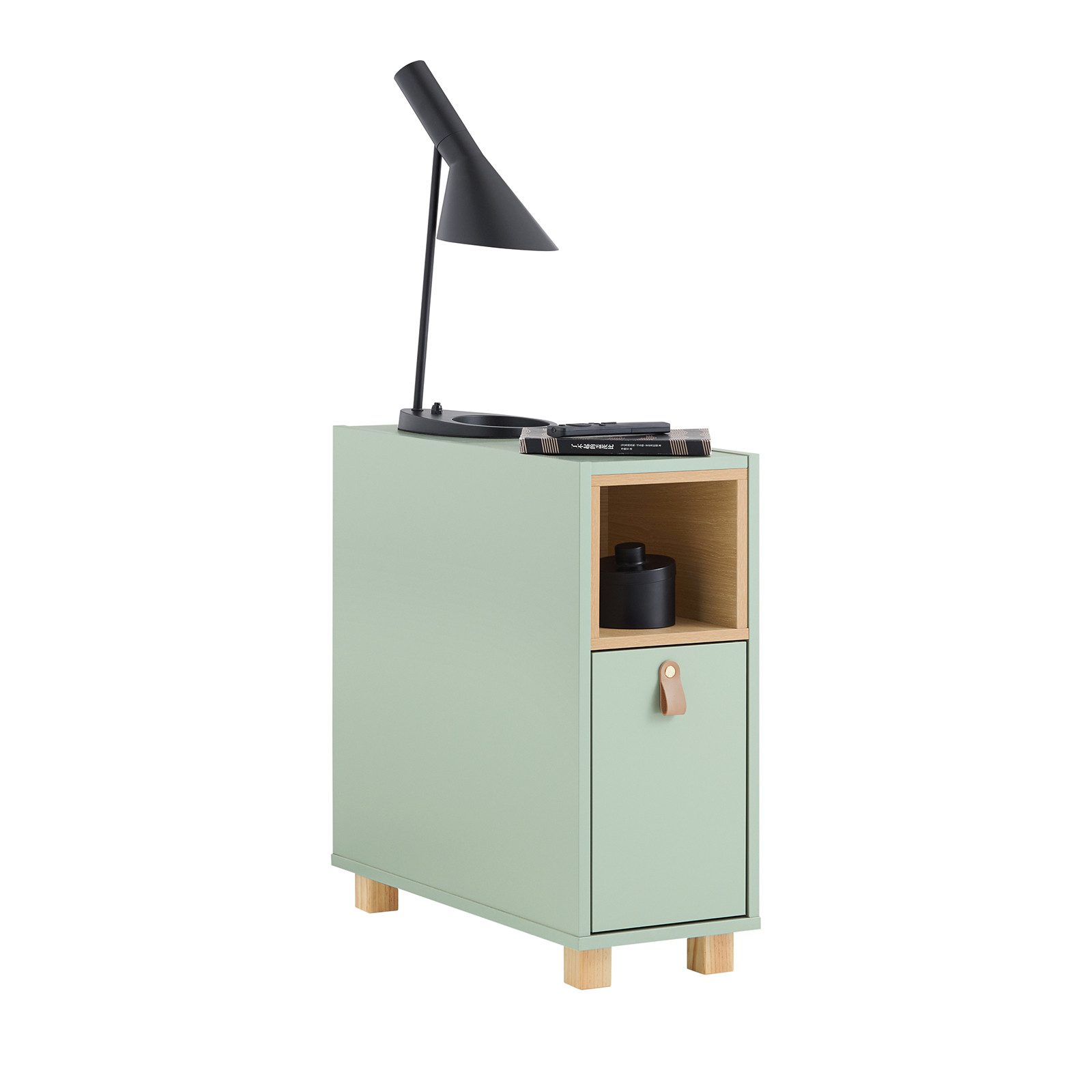 SoBuy Nachttisch FBT161, Beistelltisch Sofatisch Nachttisch schmal Nachtkom günstig online kaufen