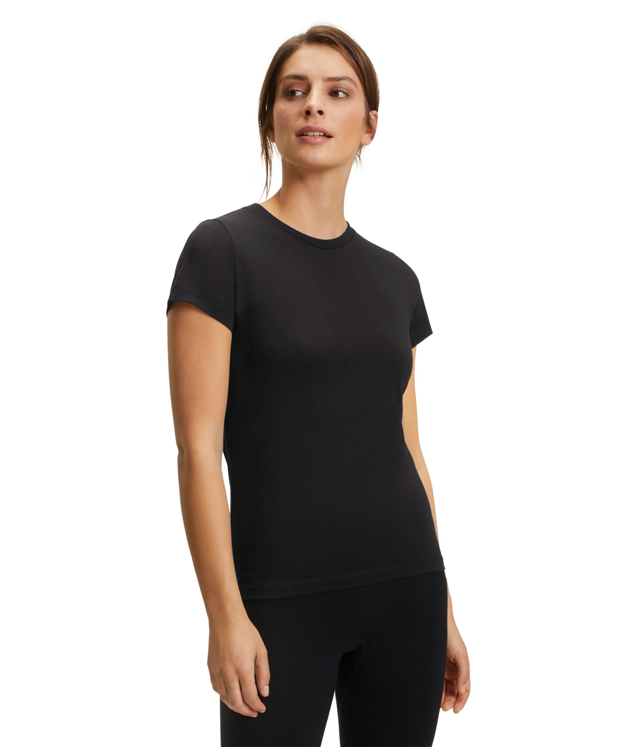 FALKE T-Shirt (1-tlg) kühlend black (3000)