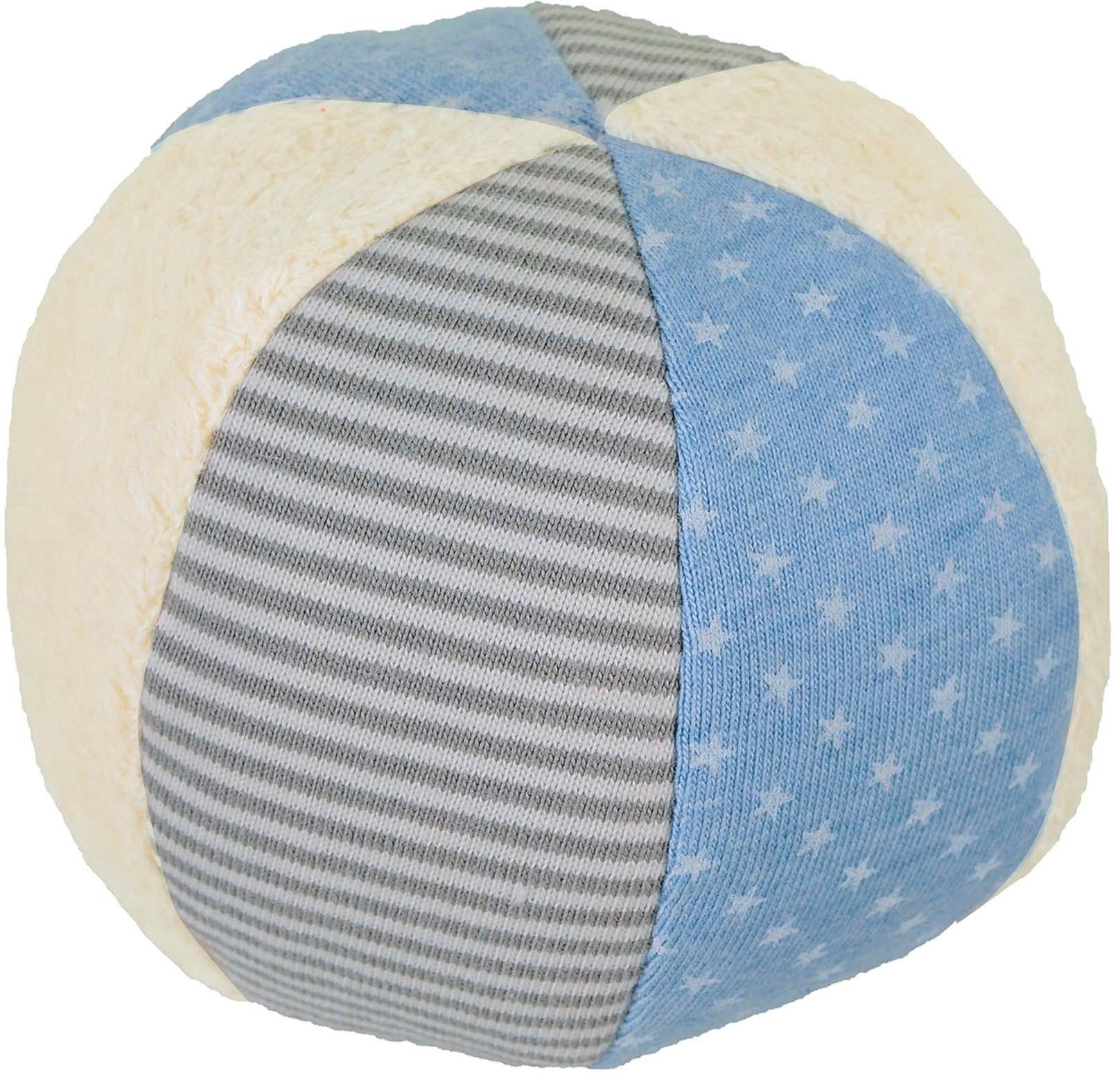 Stoff, blau/beige, Babys Softball für Sterntaler®