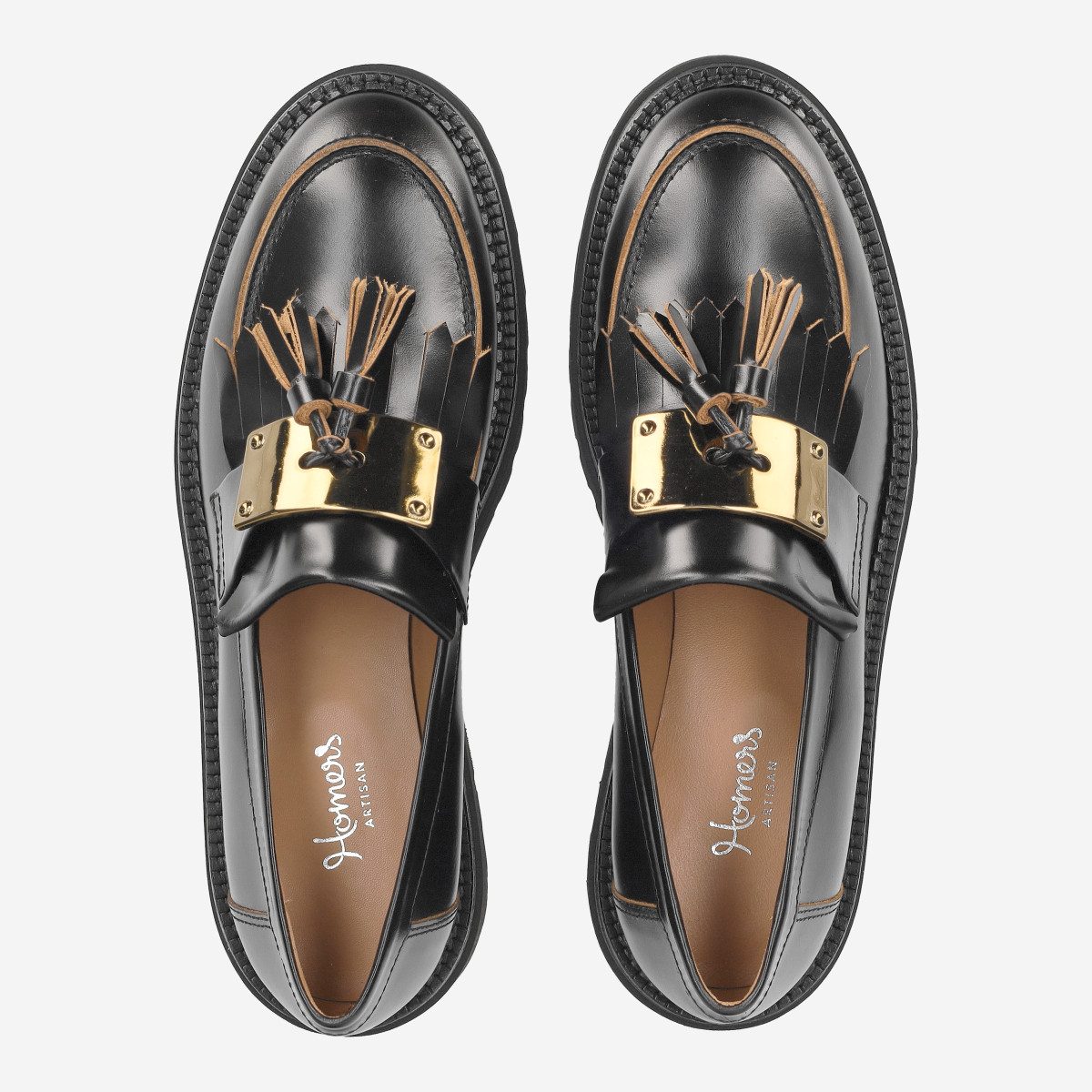 Homers Homers 21903 SIENA-M, Slipper & Mokassin, Schwarz, Damen Slipper