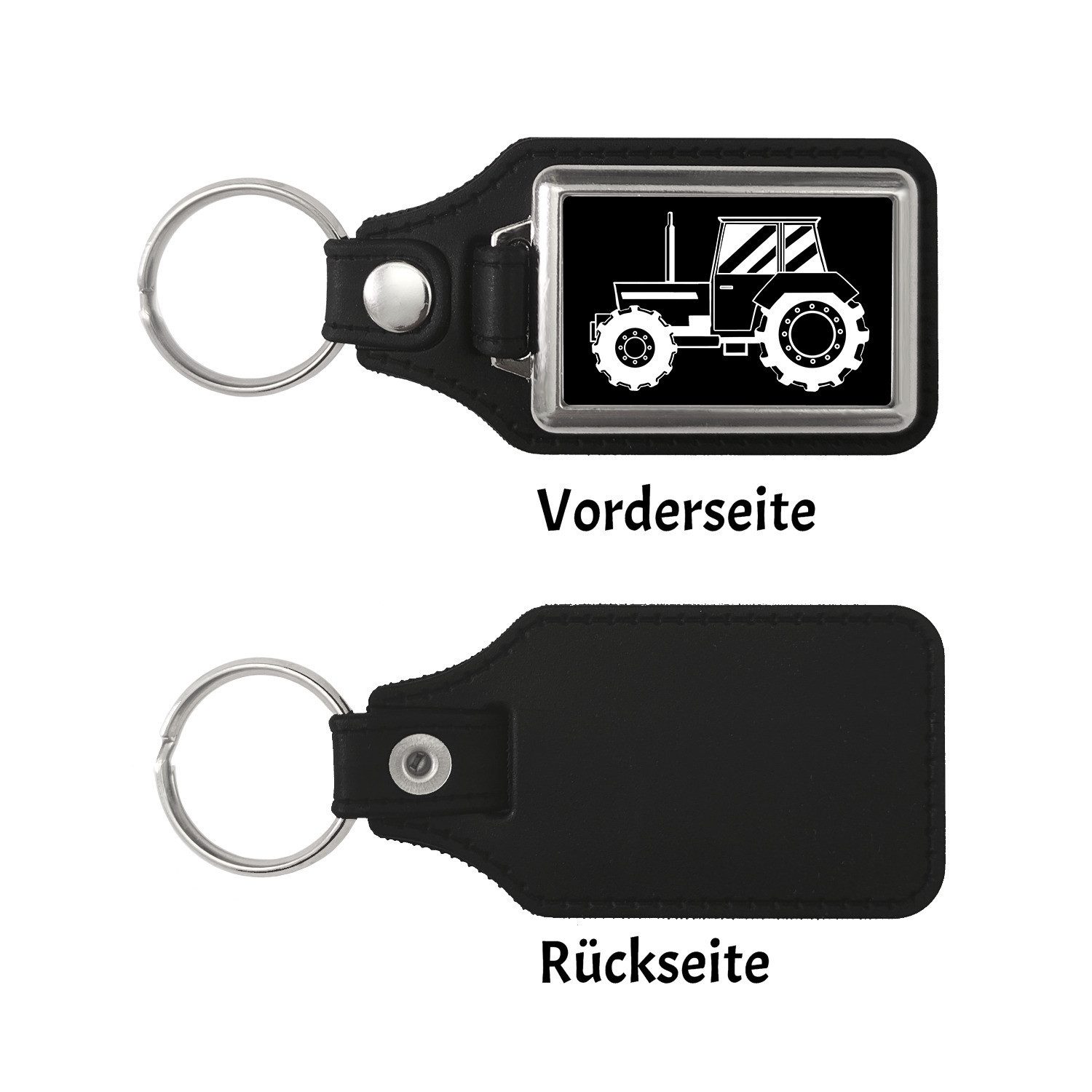 speecheese Schlüsselanhänger Traktor Schlüsselanhänger mit Kunstleder-Anhän günstig online kaufen