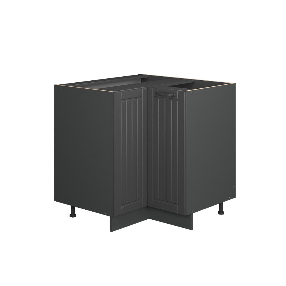 Vicco Eckunterschrank Fame-Line, Dunkelgrau/Anthrazit, 80.5 cm, günstig online kaufen
