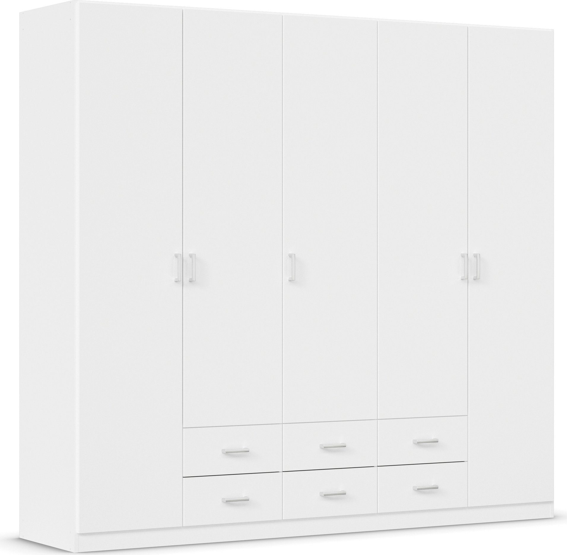 rauch Drehtürenschrank Kleiderschrank Garderobe GAMMA Breiten 226 cm (in 3 Ausstattungen BASIC/CLASSIC/PREMIUM (inkl. SOFT-CLOSE-Funktion) mit Schubladen, versc – Bild 2 von 5