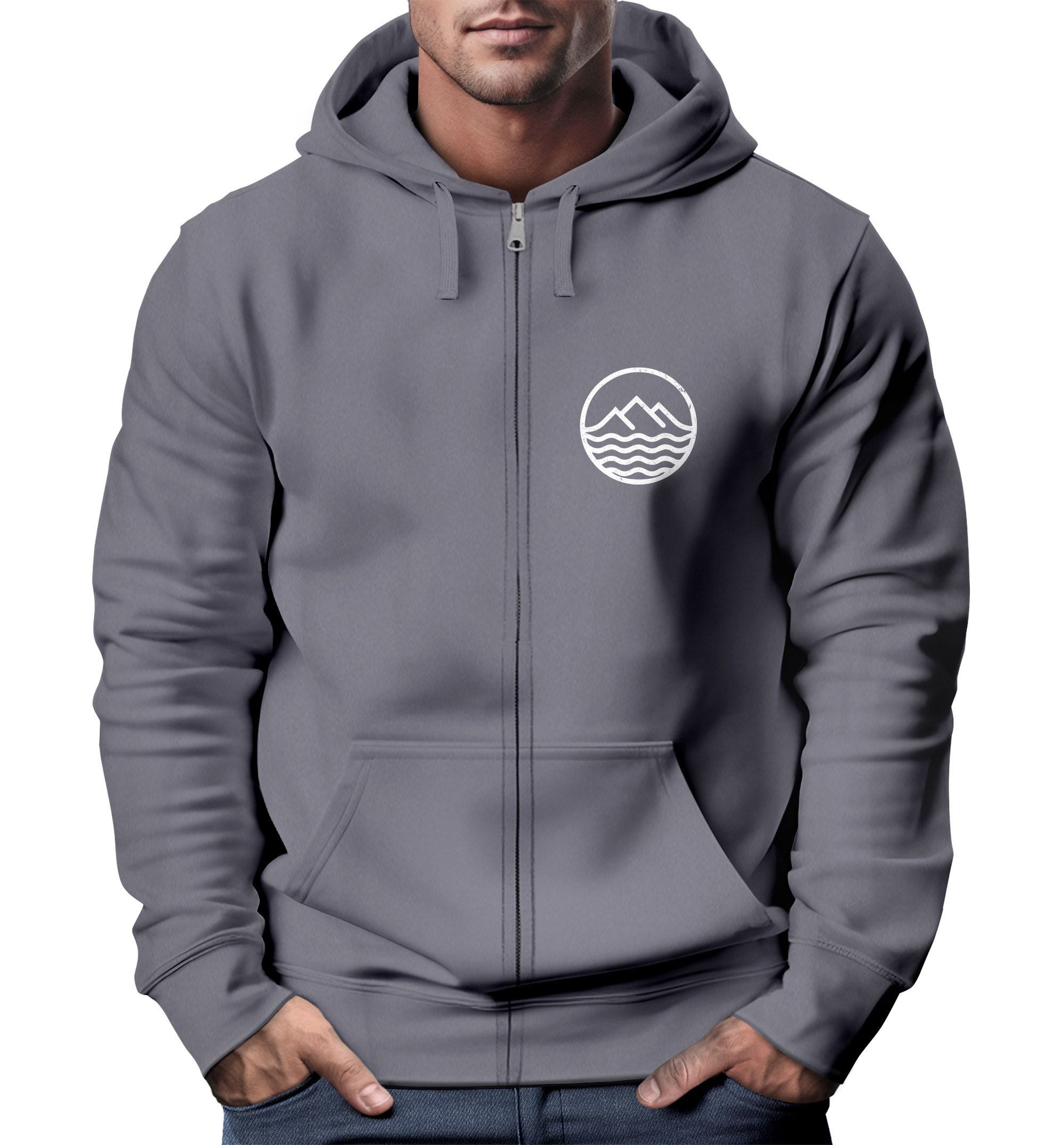 Neverless Sweatjacke Herren Sweatjacke mit Kapuze günstig online kaufen