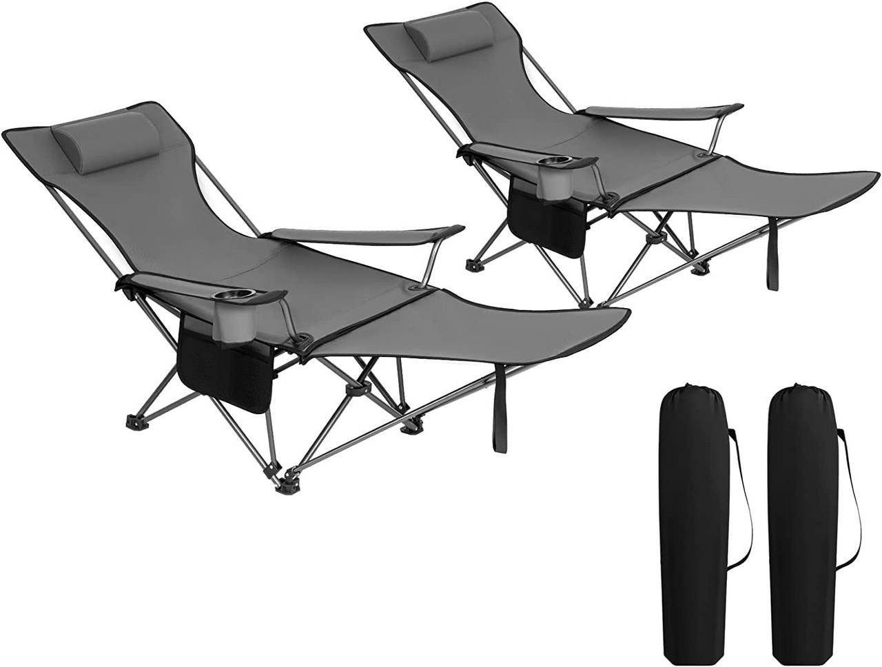 Woltu Campingstuhl (2 St), klappbar für günstig online kaufen
