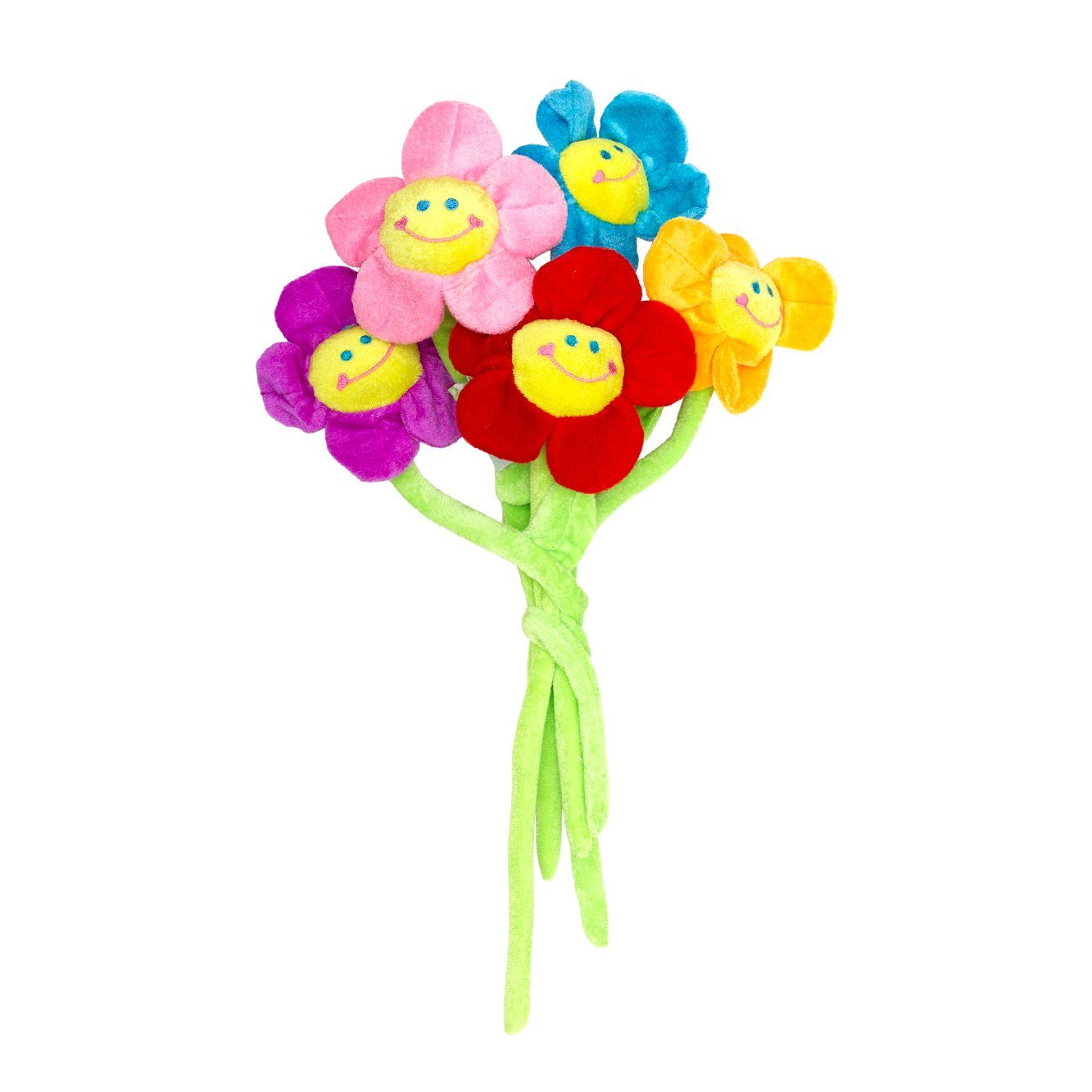 Kunstblume GOODS+GADGETS Singende Geburtstagsblume – XXL Plüschblume mit Musik, Goods+Gadgets, Höhe 40 cm, Geburtstags-Geschenk