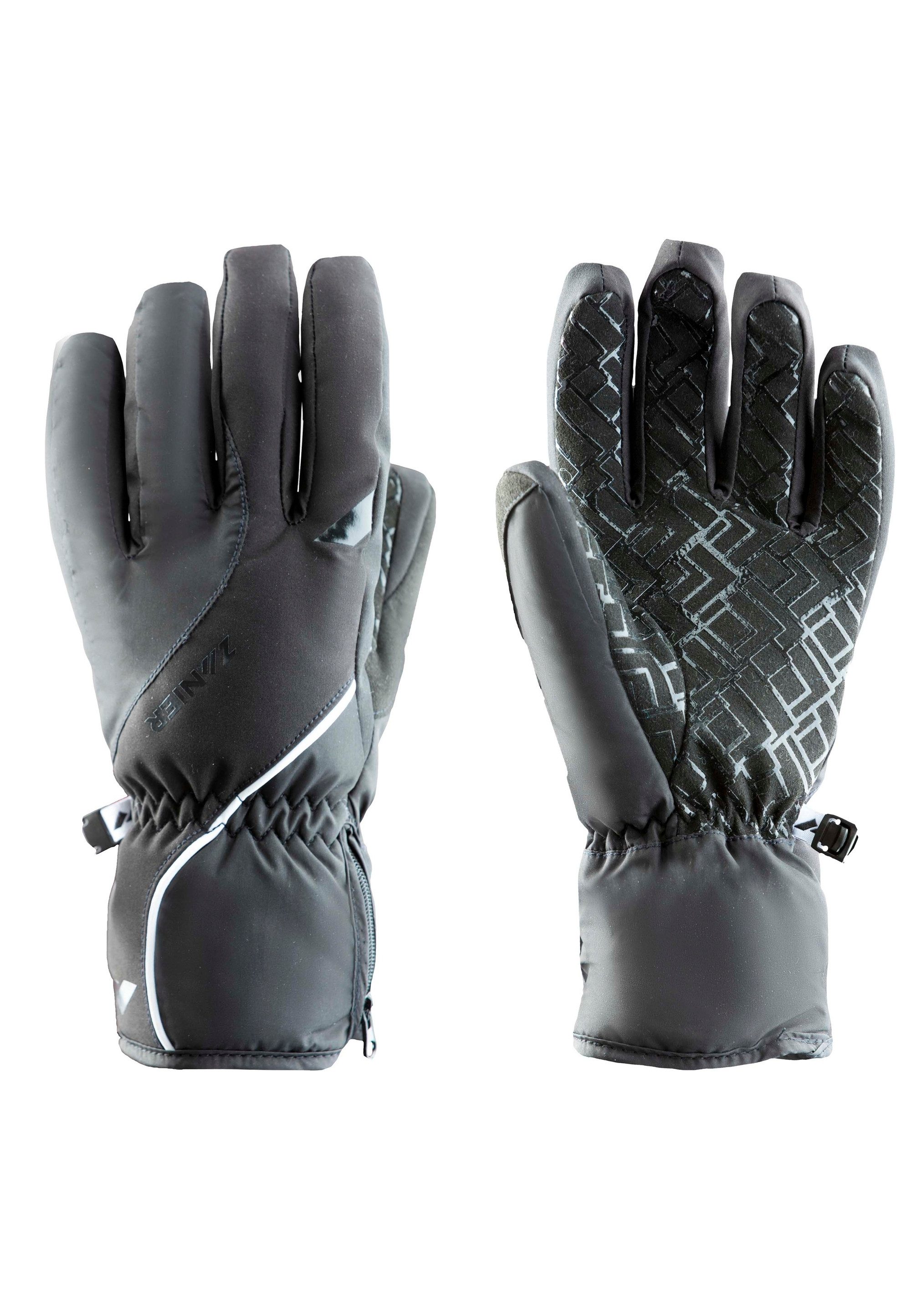 Zanier Skihandschuhe mit hochwertigem Polster und wasserfester Qualität