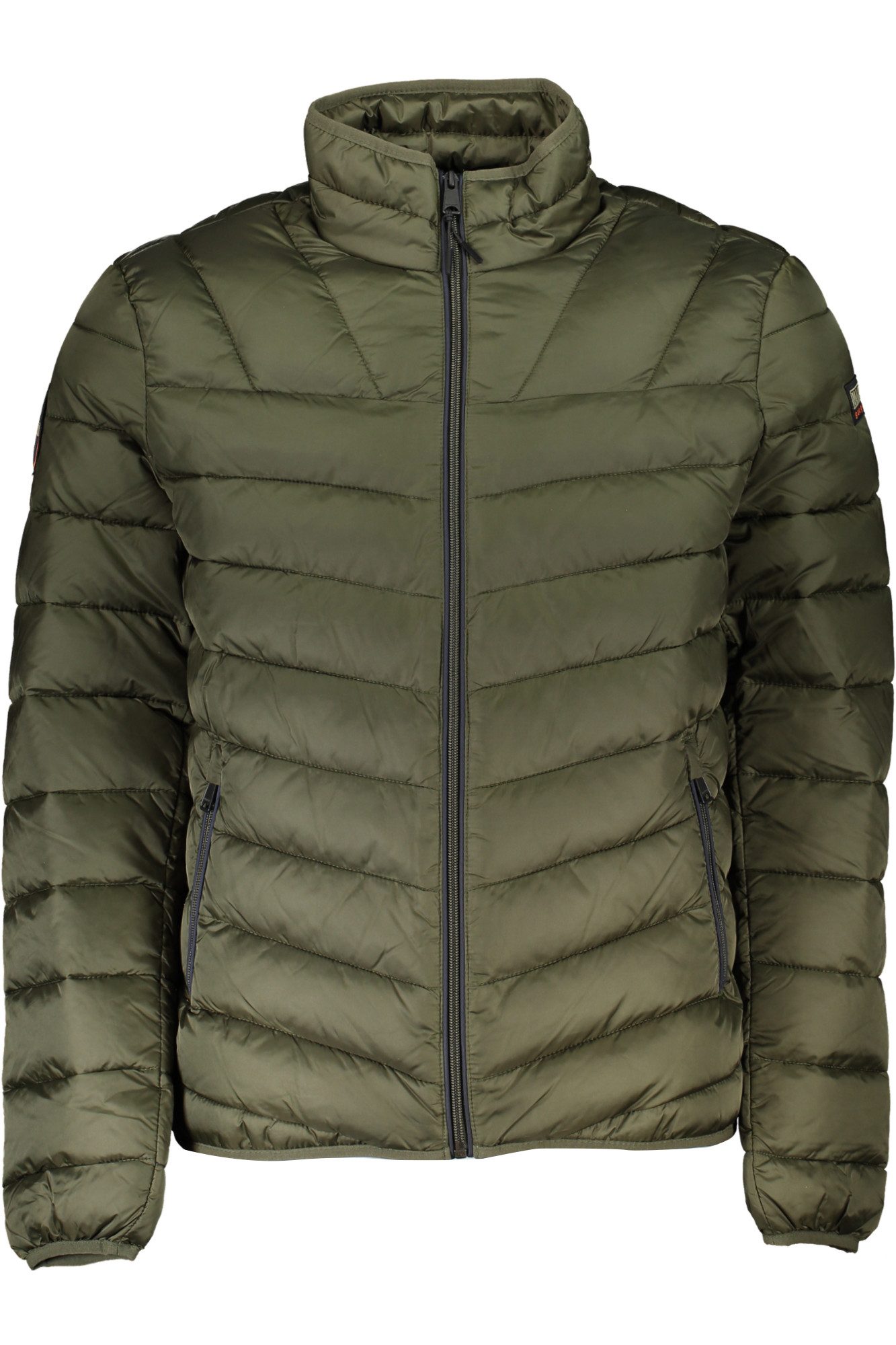 Napapijri Outdoorjacke Herrenjacke Grün mit Applikation & Logo - Vielseitig, Praktisch, Styl