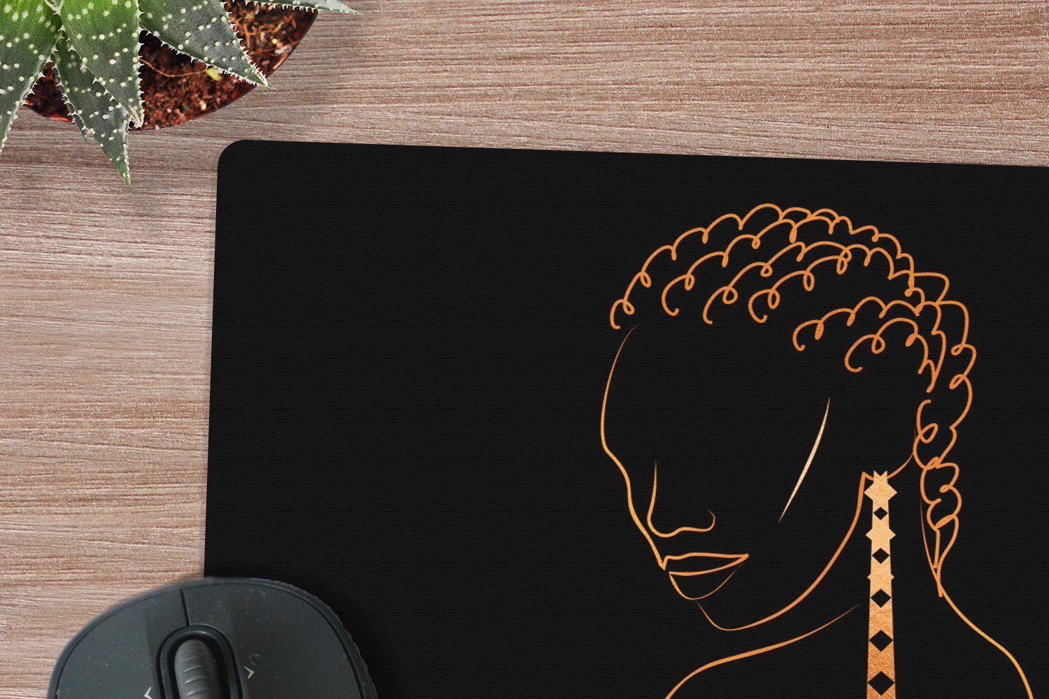 MuchoWow Mauspad (1-St), Mouse pad, Gaming Deko, PC Zubehör, 27x18 cm