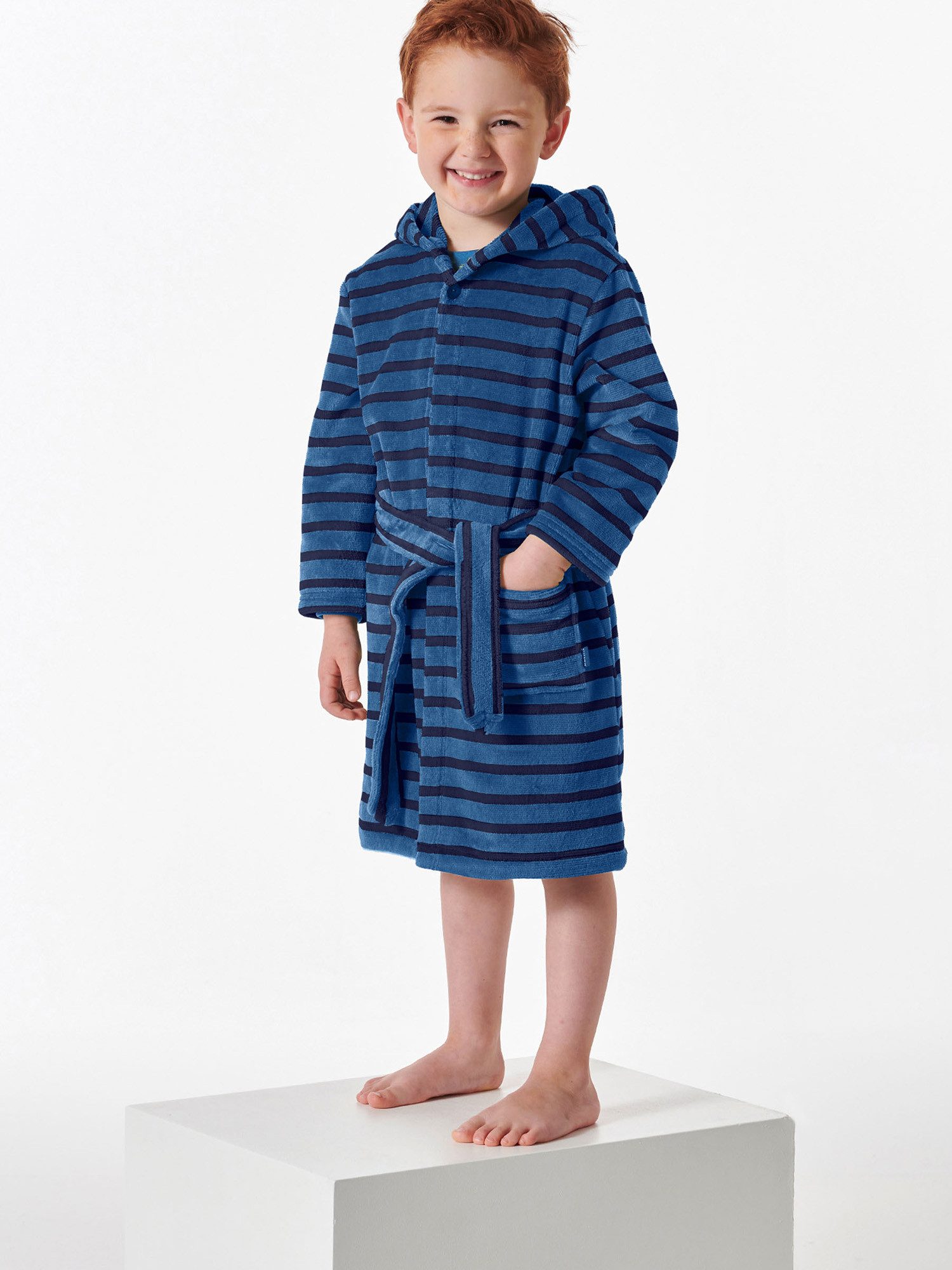 Schiesser Bademantel Boys World, Bade-mantel sauna Morgen-mantel