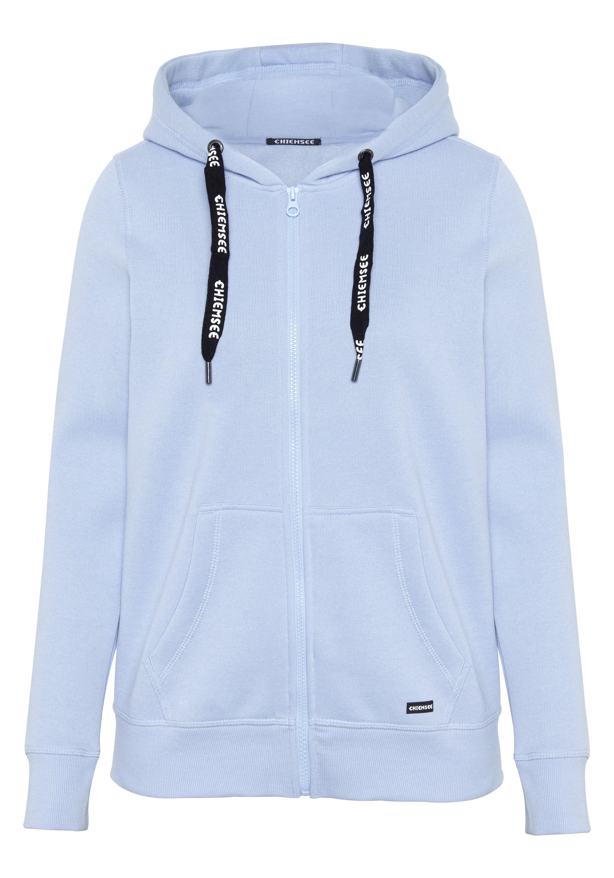 Chiemsee Sweatjacke Sweatjacke mit Kapuze und Logo-Band 1 16-3922 Brunnera Blue | Zip Hoodies