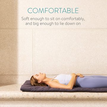Navaris Yogamatte Meditationsmatte lang - 200 x 80 cm Unterlage für Training (1-St)