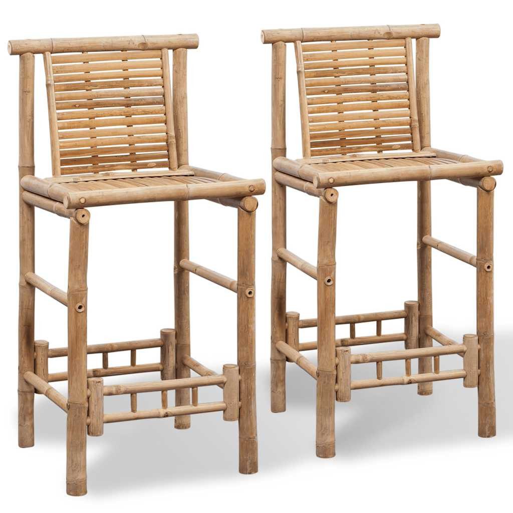 Barhocker Barhocker 2 Stk. Bambus