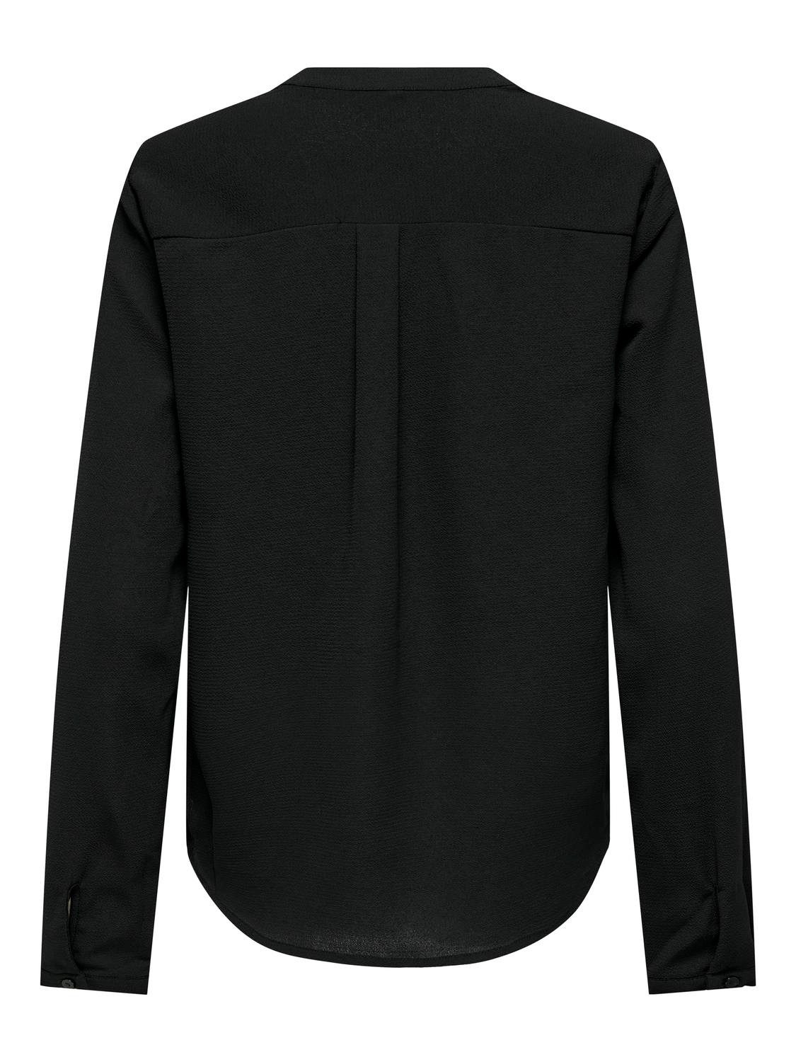 ONLY Blusenshirt ONLNOVA LIFE VIS L/S JOSIE TOP SOLID günstig online kaufen