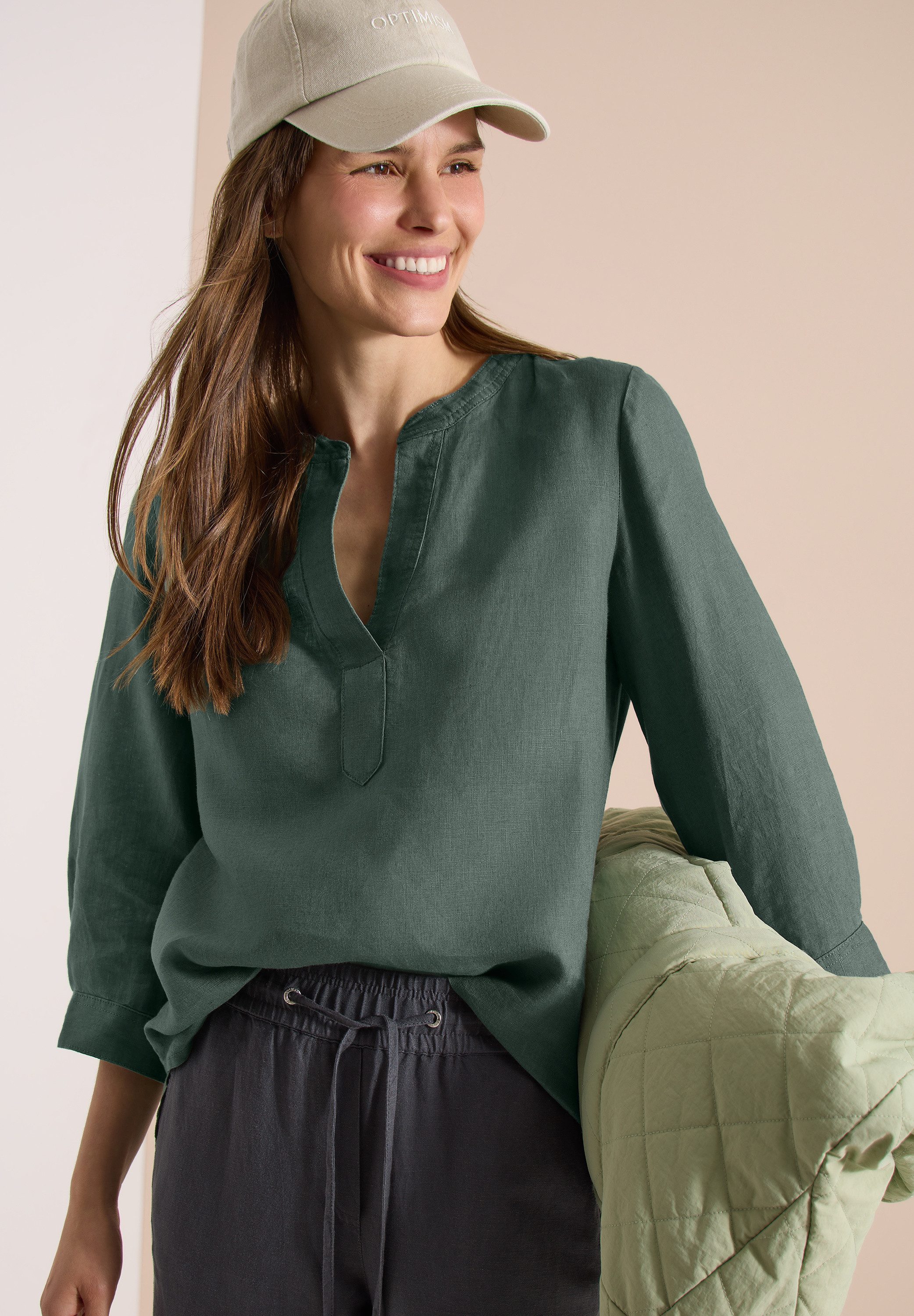 CECIL Shirtbluse aus Leinen