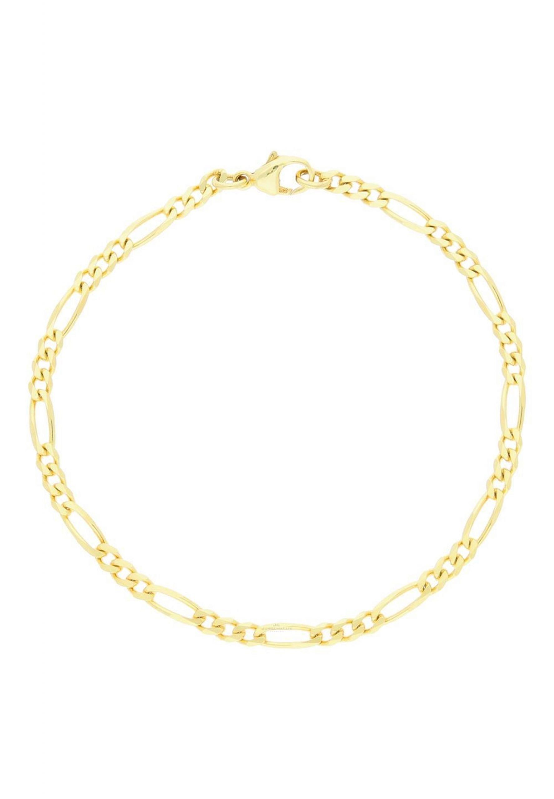 JuwelmaLux Goldarmband Armband Gold Figarokette 21 cm (1-tlg), Herren  Armband Gelbgold 585/000, inkl. Schmuckschachtel