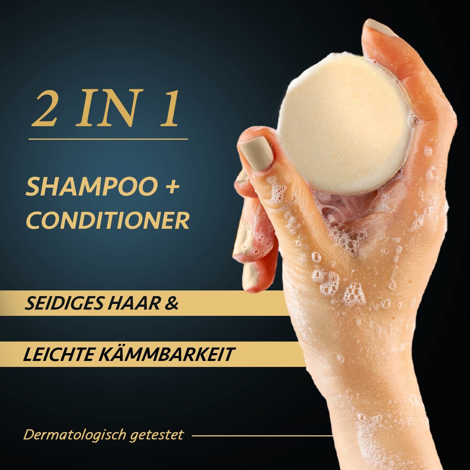 Satin Naturel Haarpflege-Set Festes Shampoo Set, 3 Shampoo Bar je 60g, 1-tlg.