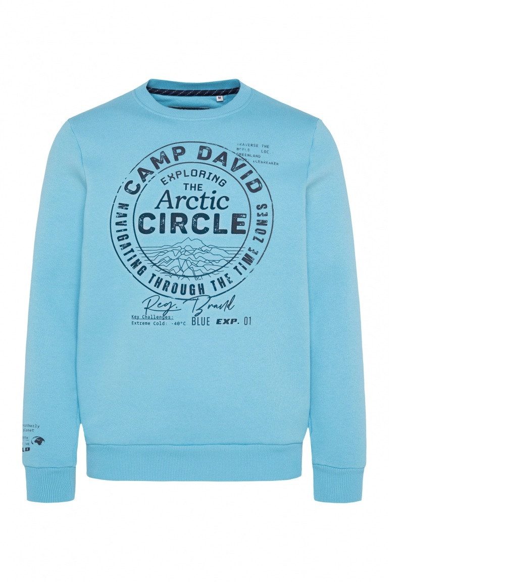 CAMP DAVID Sweatshirt,Sweatshirt mit Puffprint power mit Baumwolle günstig online kaufen